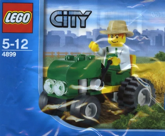 Farma Traktor rolnik kosiarka minifigurka polybag Misb 2009