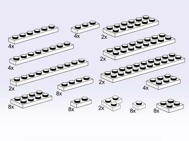 LEGO® 5320 Plates, Small
