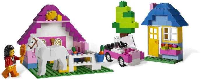 Large Pink Brick Box