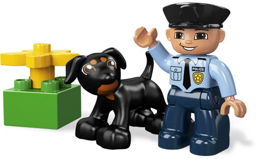 LEGO® 5678 Lego Duplo Policjant z psem Nowy Zestaw Unikat - zdjęcie 2