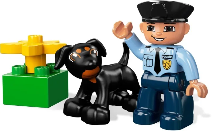 Lego Duplo Policjant z psem Nowy Zestaw Unikat
