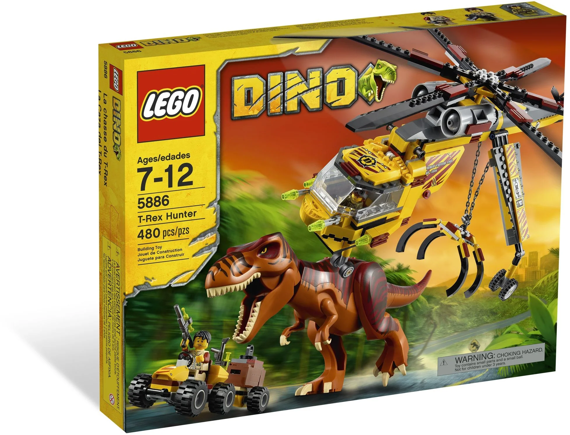 LEGO® 5886 Dino Tyranozaur Łowca T-rex - zdjęcie 2