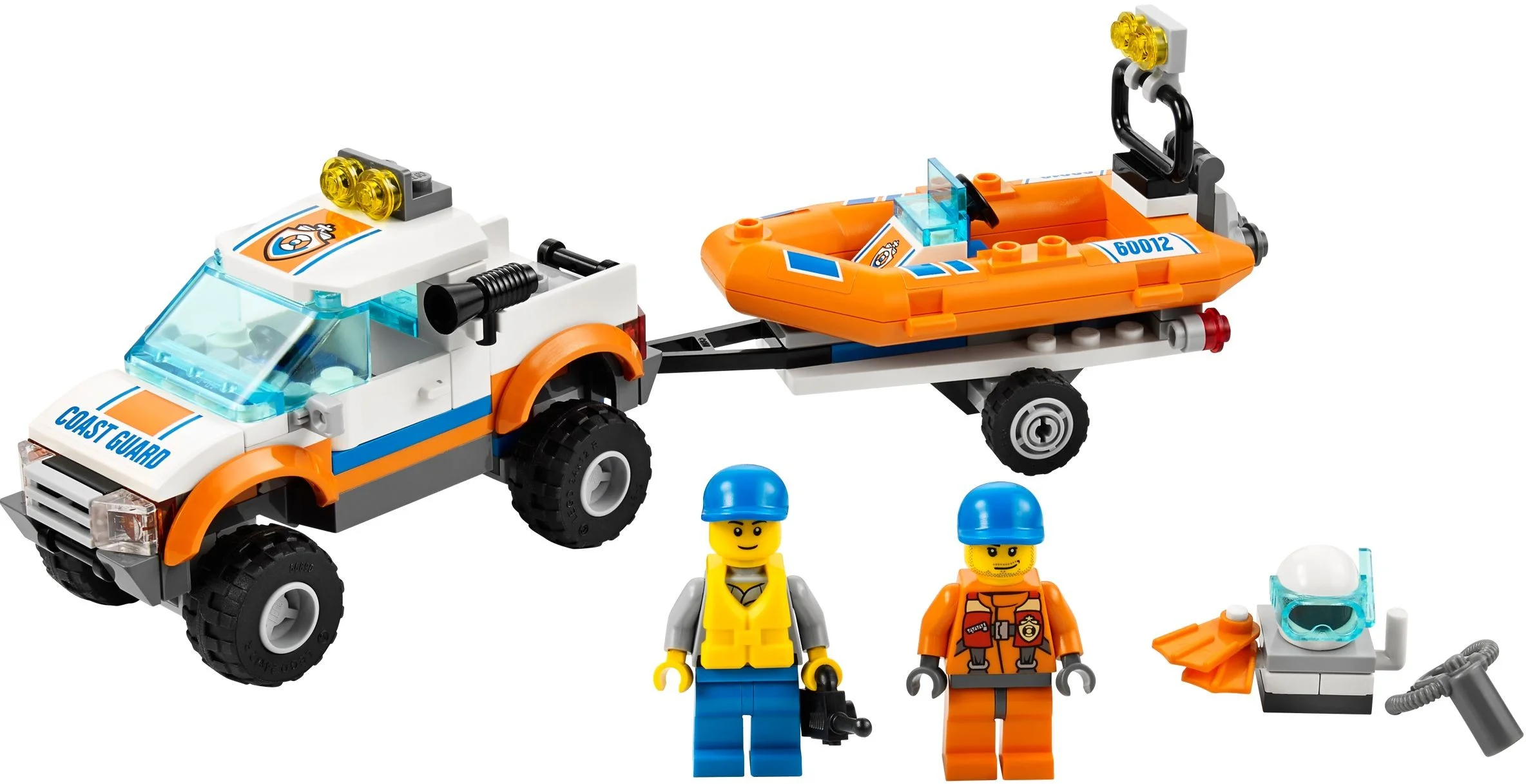 LEGO® 60012 Wóz terenowy i łódź nurków - zdjęcie 5
