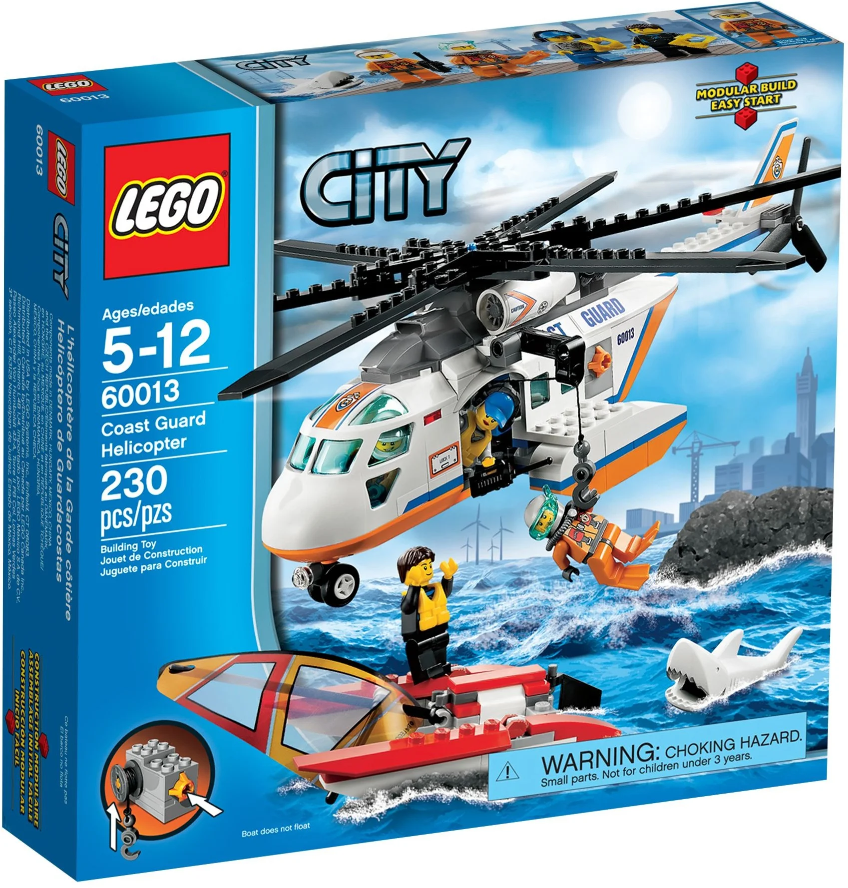 LEGO® 60013 Helikopter straży przybrzeżnej Nowe - zdjęcie 2