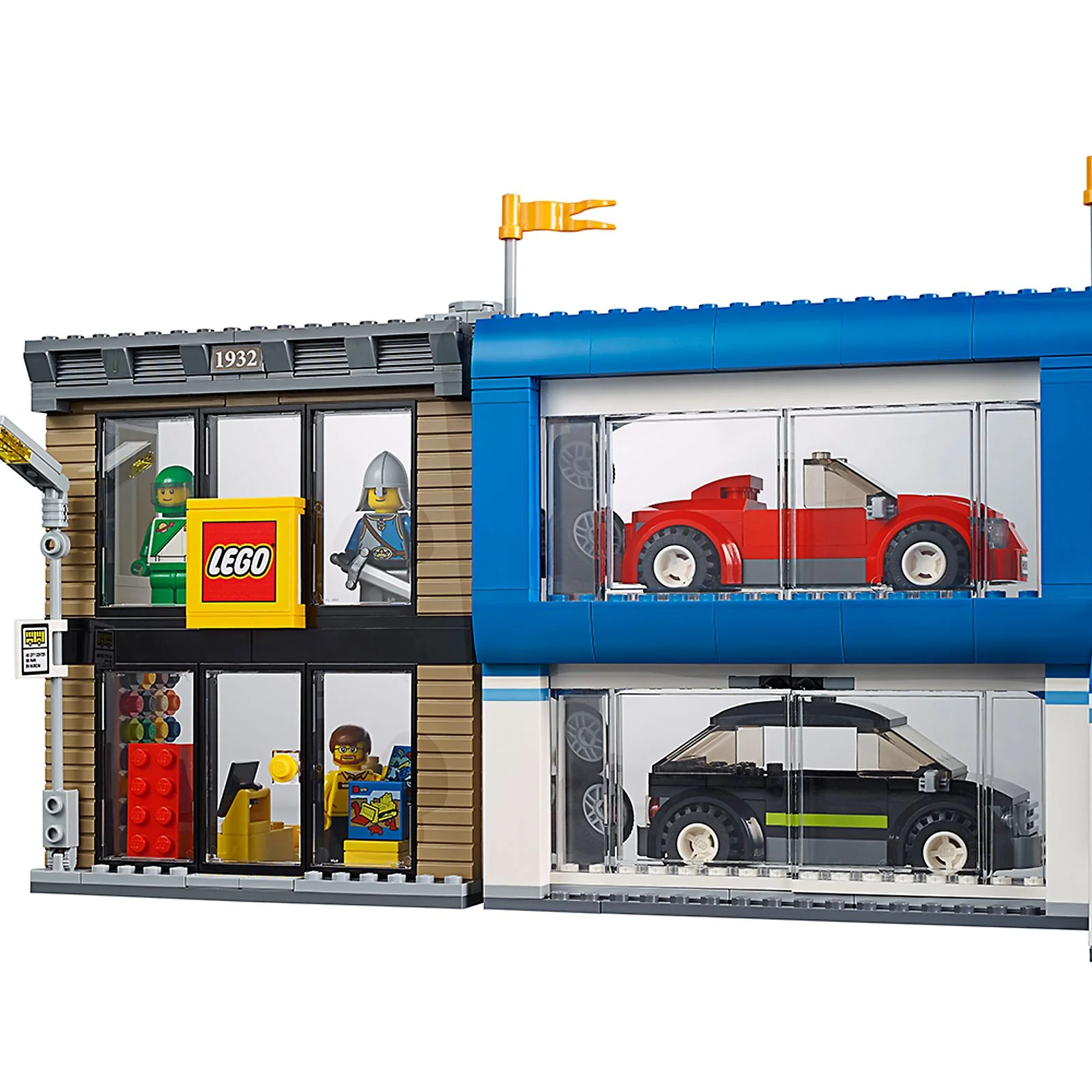 LEGO® 60097 City Zestaw Plac Miejski Tramwaj Helikopter Auta Laweta Sklep - zdjęcie 6