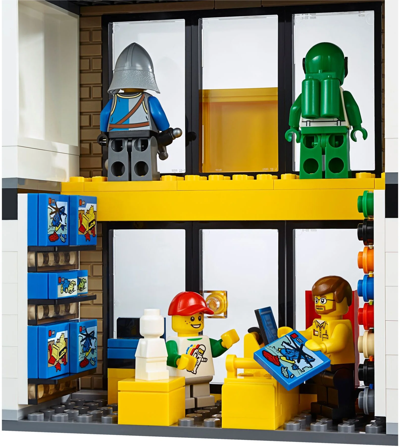 LEGO® 60097 City Zestaw Plac Miejski Tramwaj Helikopter Auta Laweta Sklep - zdjęcie 16