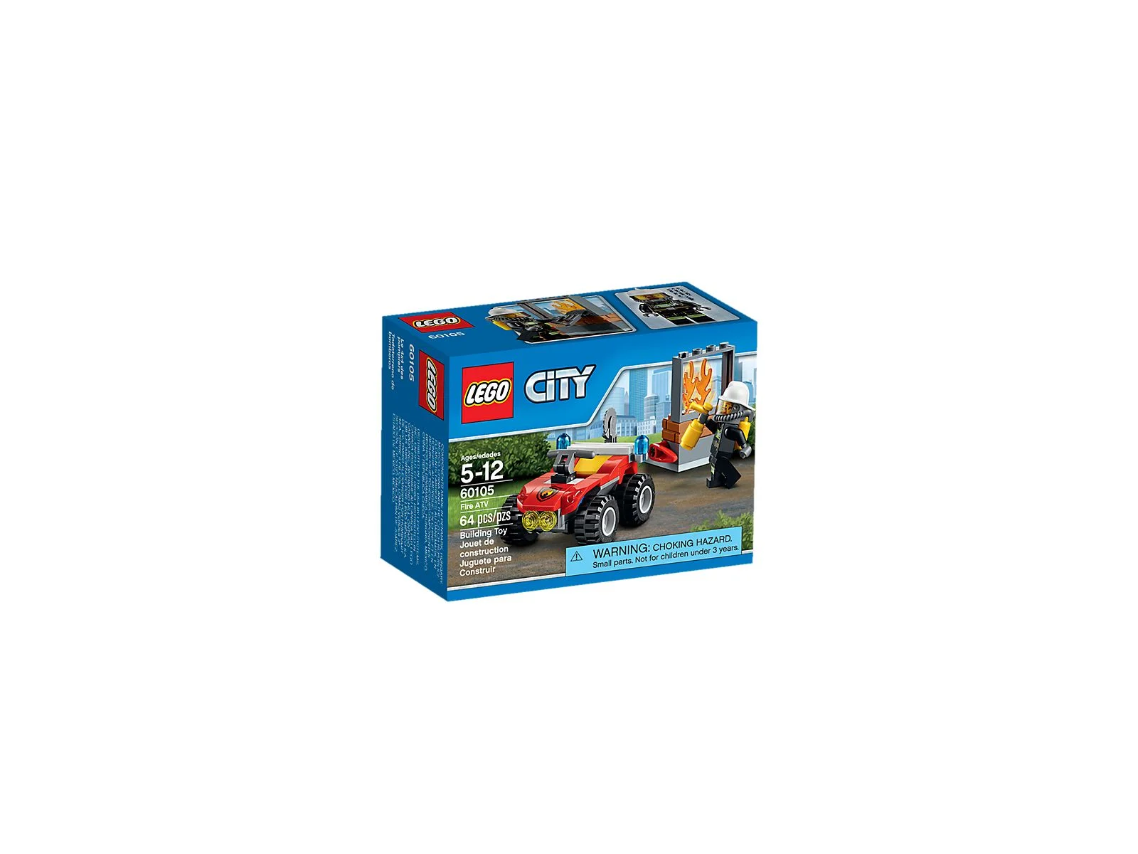 LEGO® 60105 City Quad Strażacki Strażak Misb - zdjęcie 6