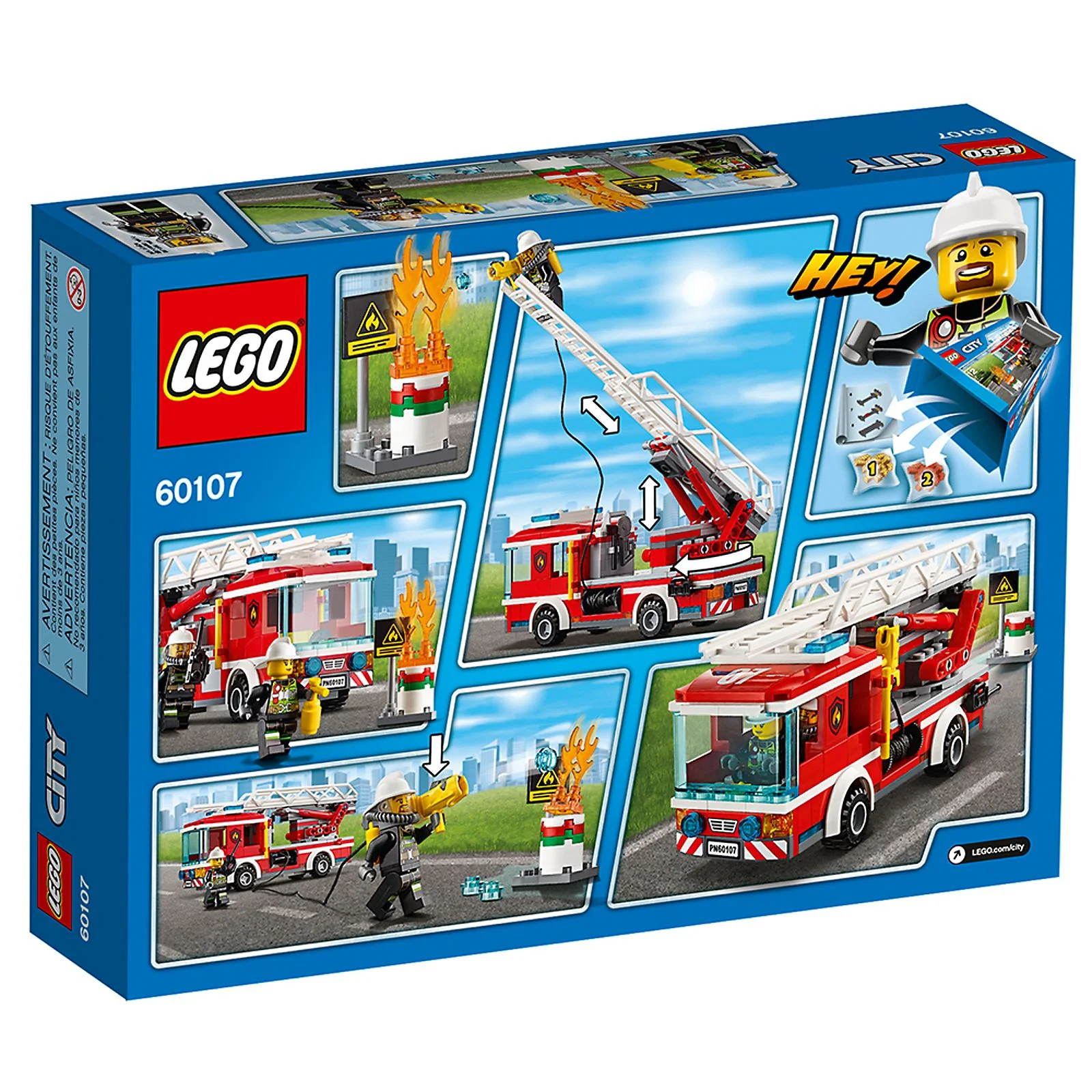 LEGO® 60107 Wóz strażacki z drabiną - zdjęcie 6