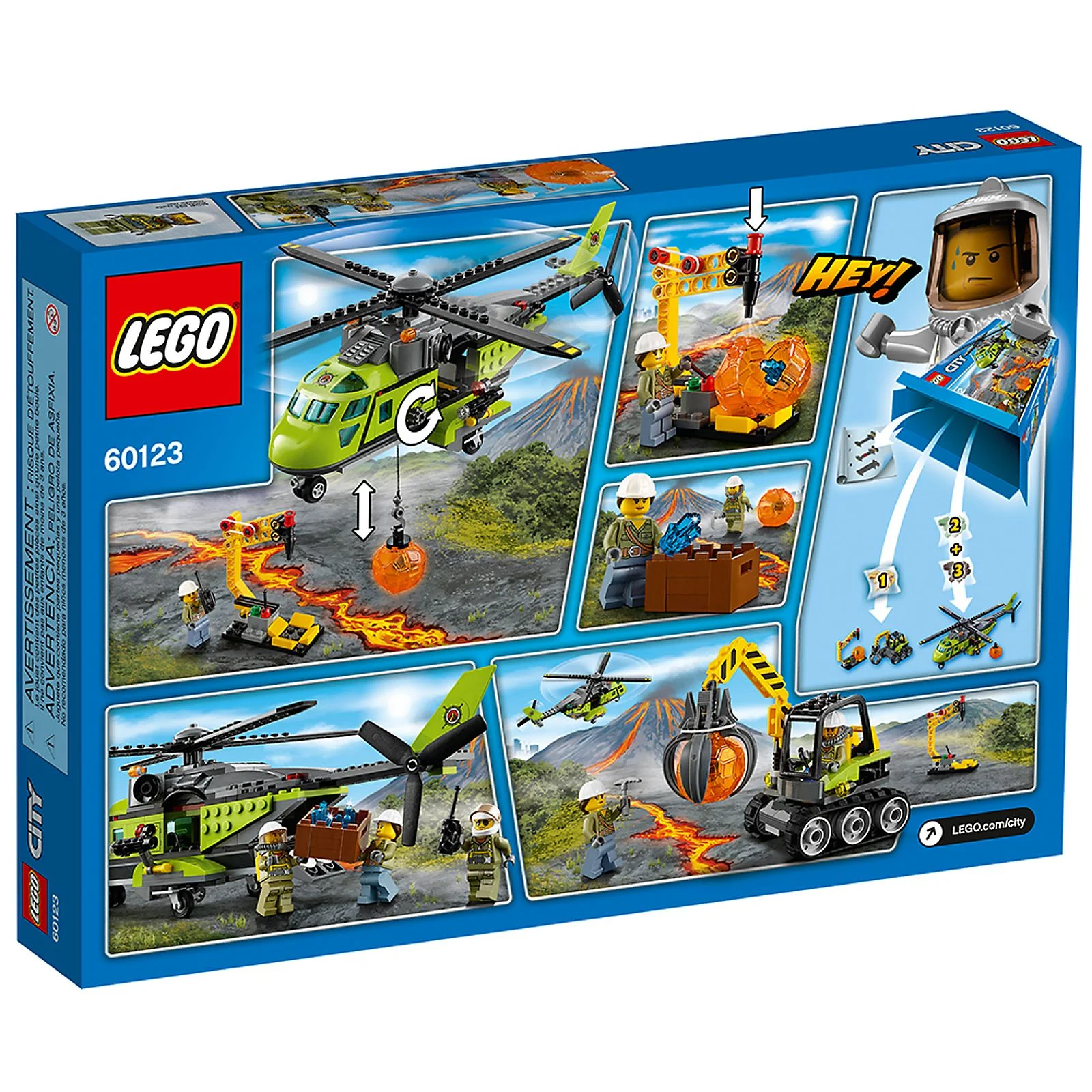 LEGO® 60123 Wulkan - Helikopter dostawczy - zdjęcie 7