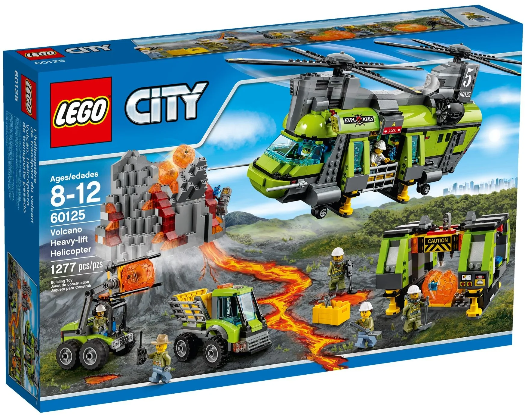 ### Lego City Ciężki helikopter transportowy Volcano Heavy-Lift
