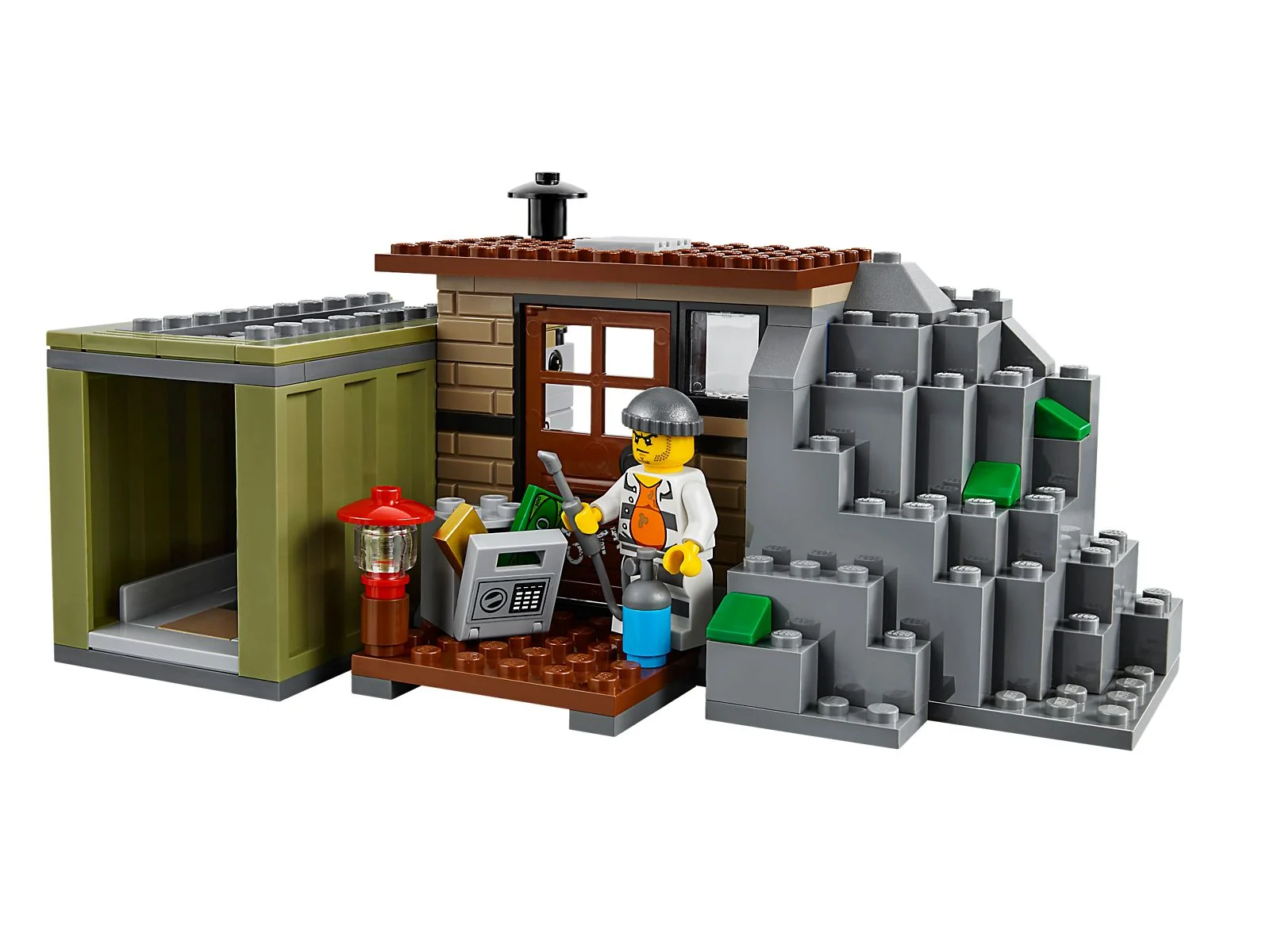 LEGO® 60131 City Wyspa Rabusiów Helikopter Skuter Wodny Pilot Policja Sejf - zdjęcie 4