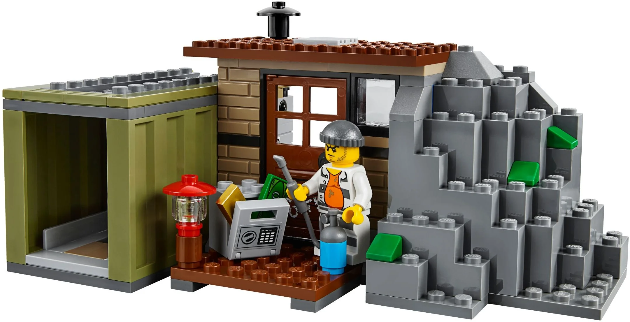 LEGO® 60131 City Wyspa Rabusiów Helikopter Skuter Wodny Pilot Policja Sejf - zdjęcie 17