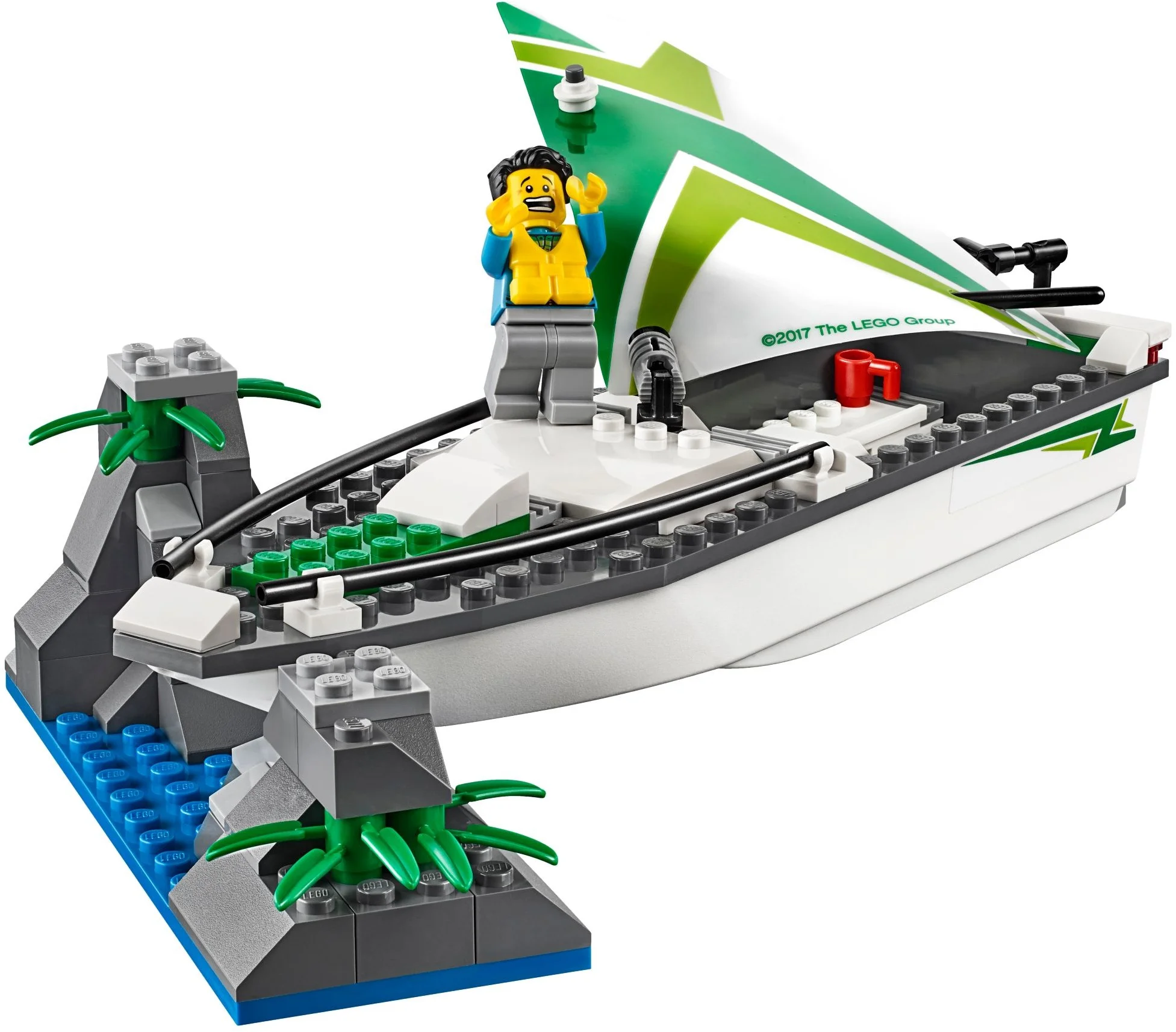 LEGO® 60168 ### Lego City Sailboat Rescue Straż Statek Żaglówka rozklejenie - zdjęcie 3