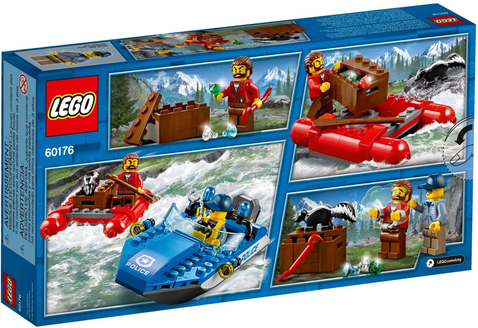 LEGO® 60176 City Ucieczka Rzeką Idealny na Święta - zdjęcie 3