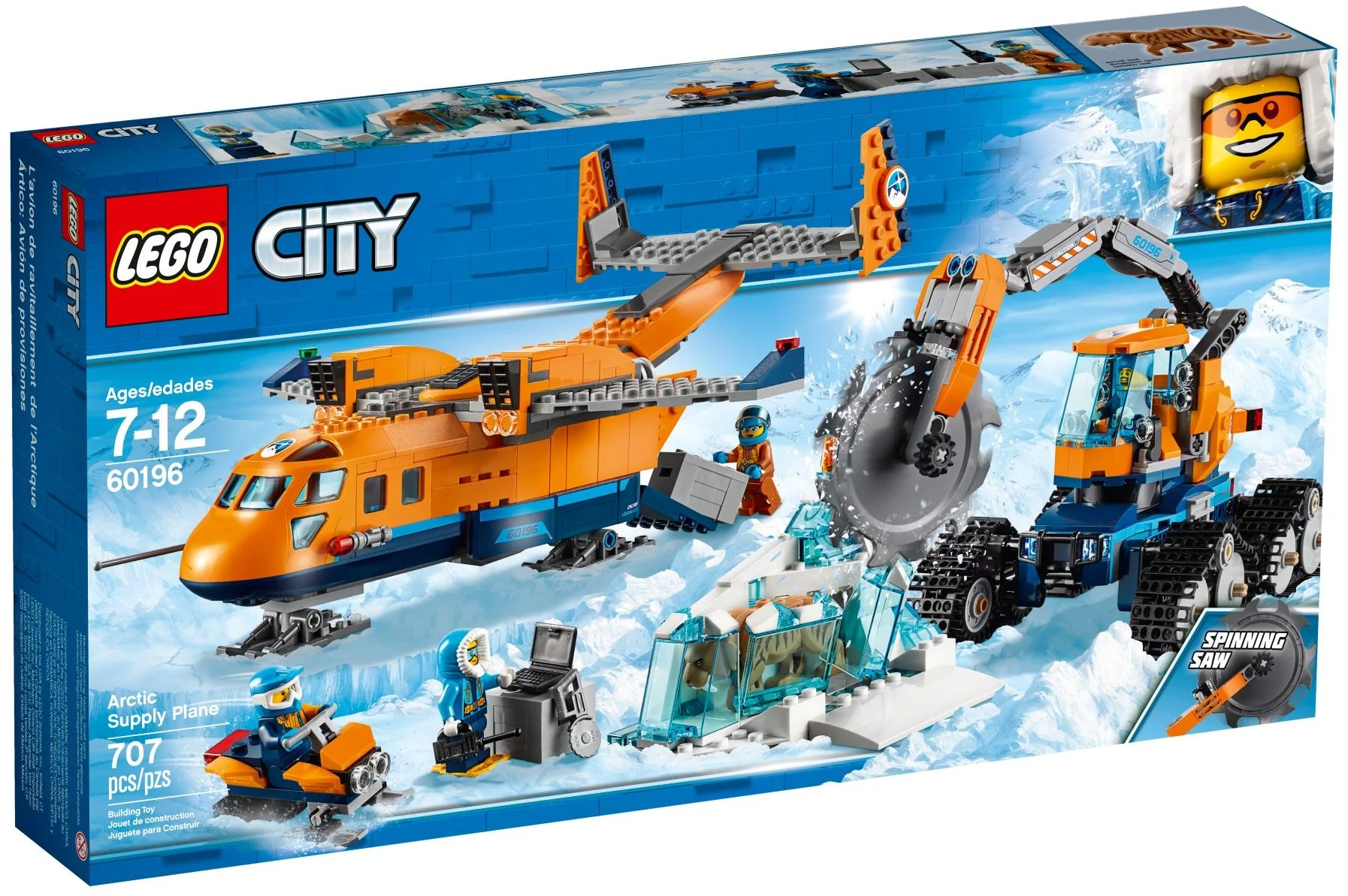 LEGO® 60196 Arktyczny samolot dostawczy