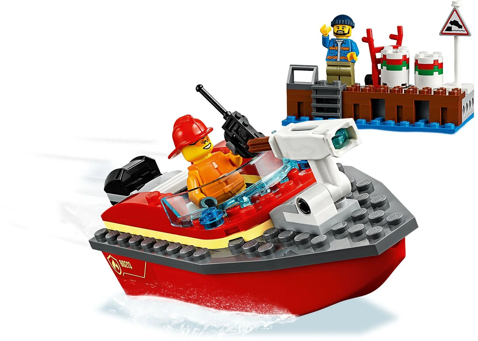 LEGO® 60213 City Pożar w Dokach Łódź Strażacka - zdjęcie 4
