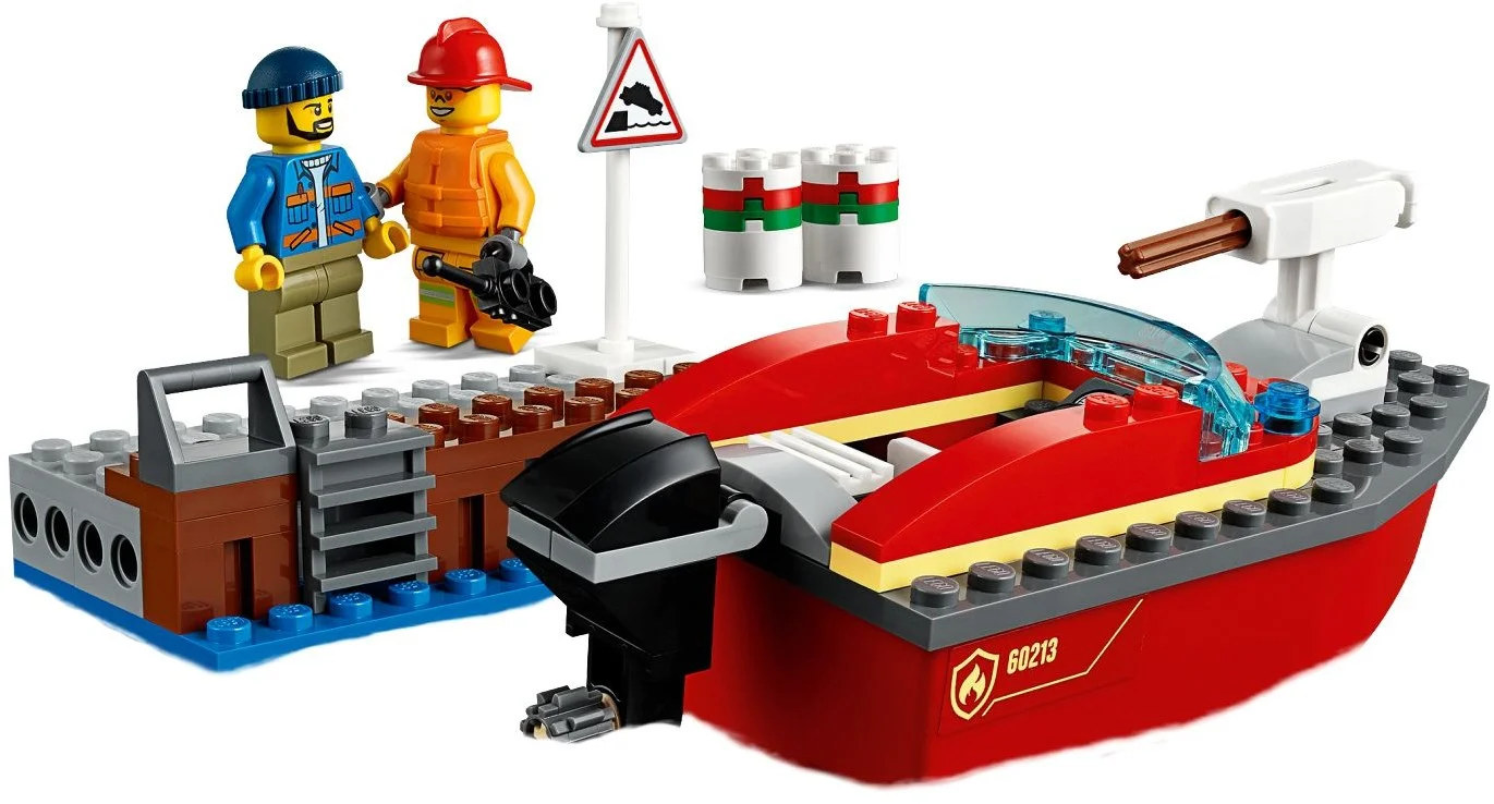 LEGO® 60213 City Pożar w Dokach Łódź Strażacka - zdjęcie 5