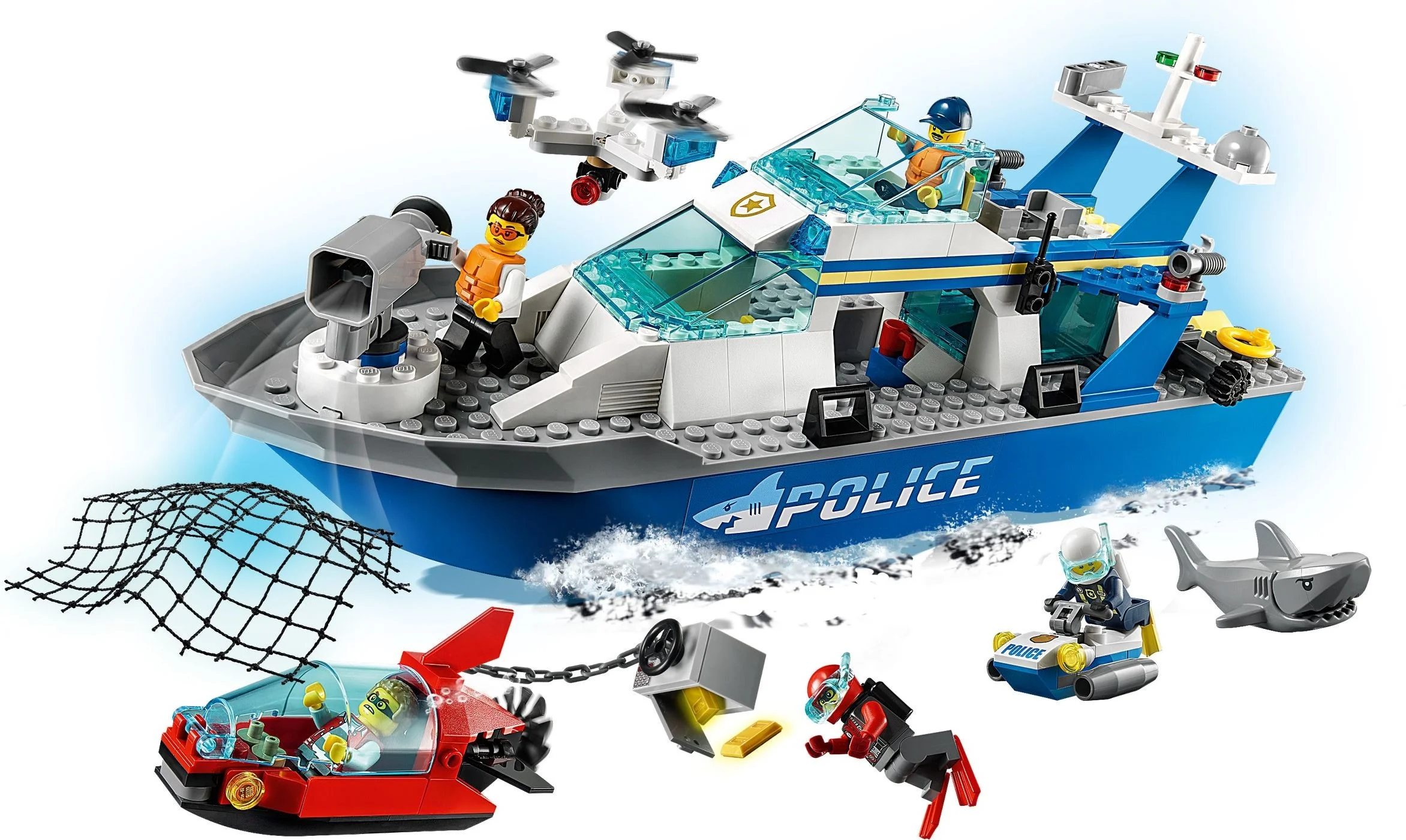 LEGO® 60277 Policyjna łódź patrolowa - zdjęcie 9