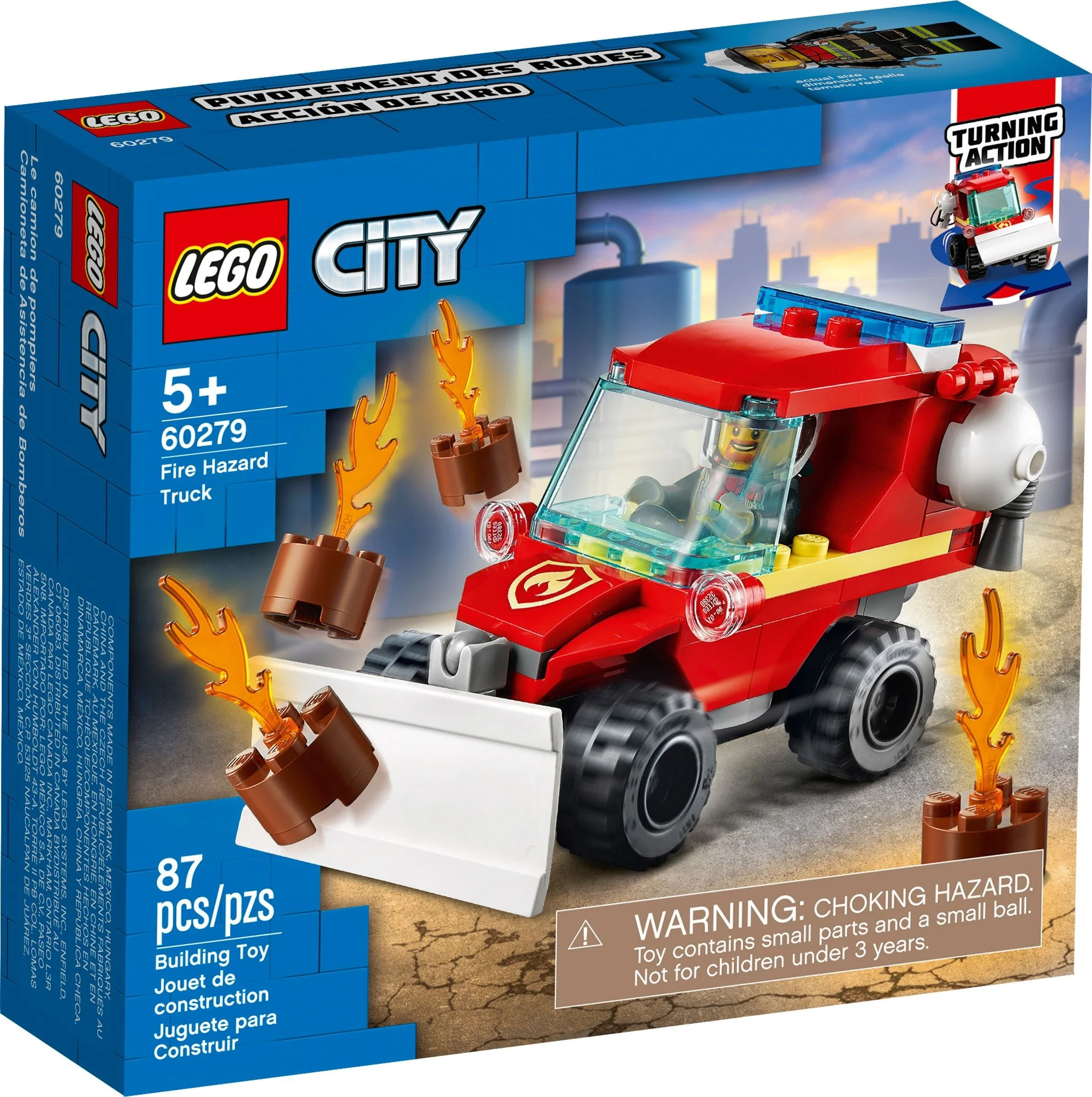 3 Lego City Fire Mały Wóz Strażacki