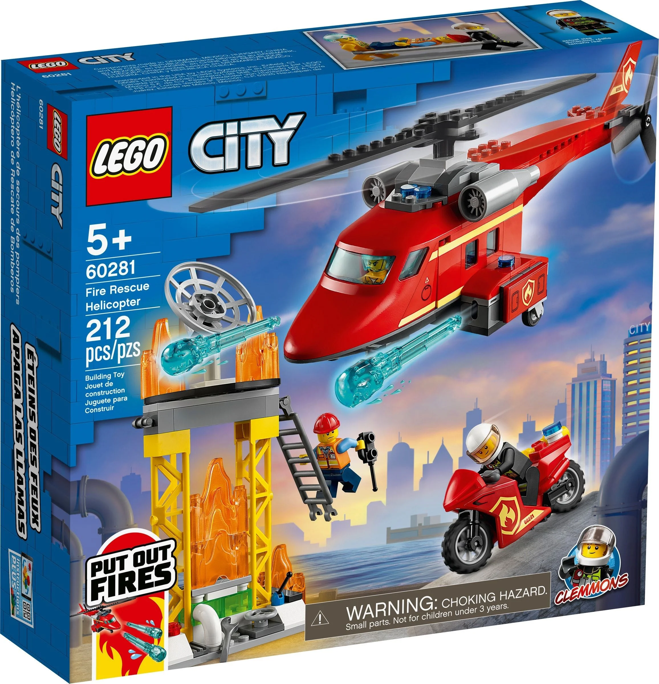 Strażacki helikopter ratunkowy