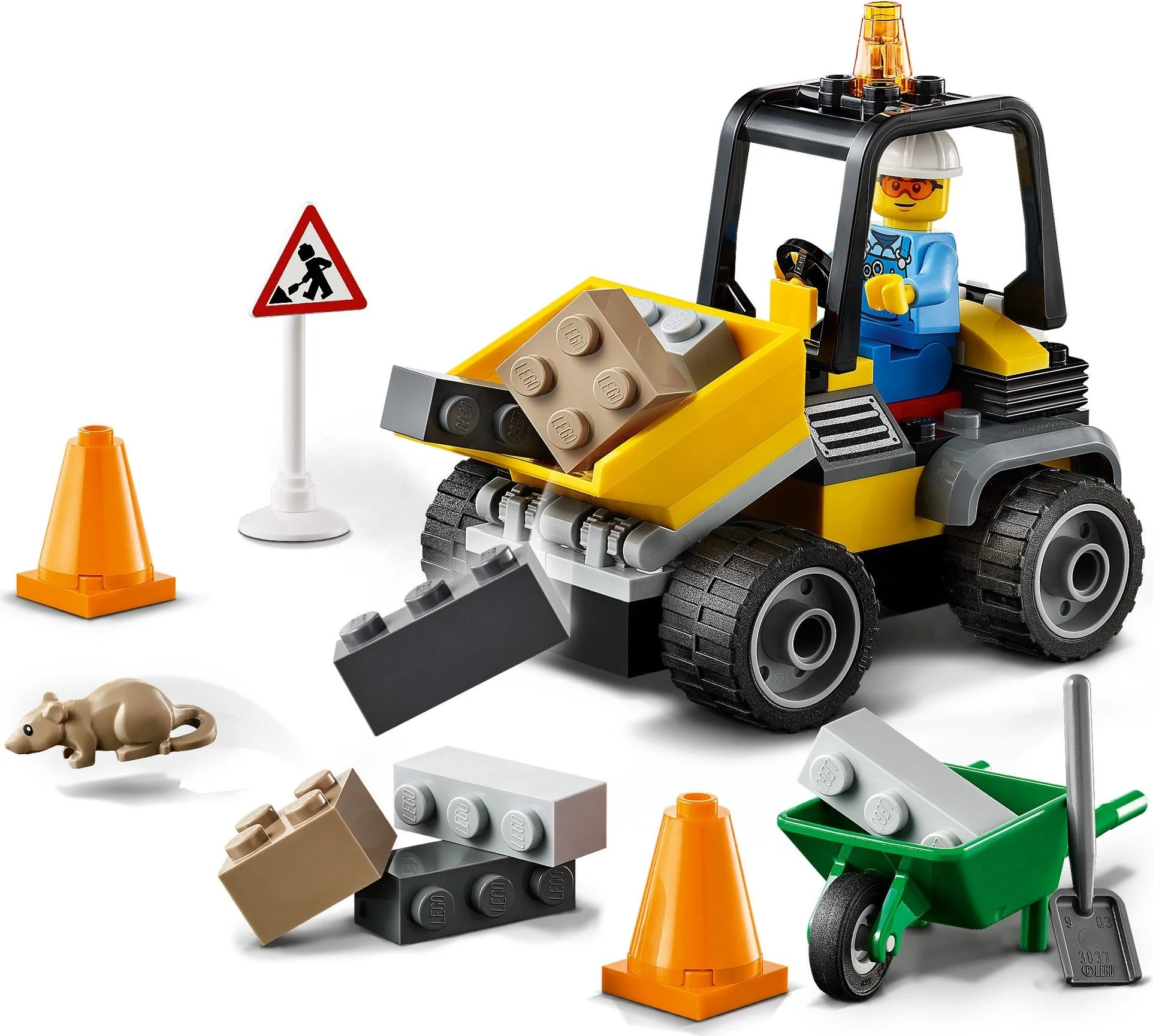 LEGO® 60284 Pojazd do robót drogowych - zdjęcie 3