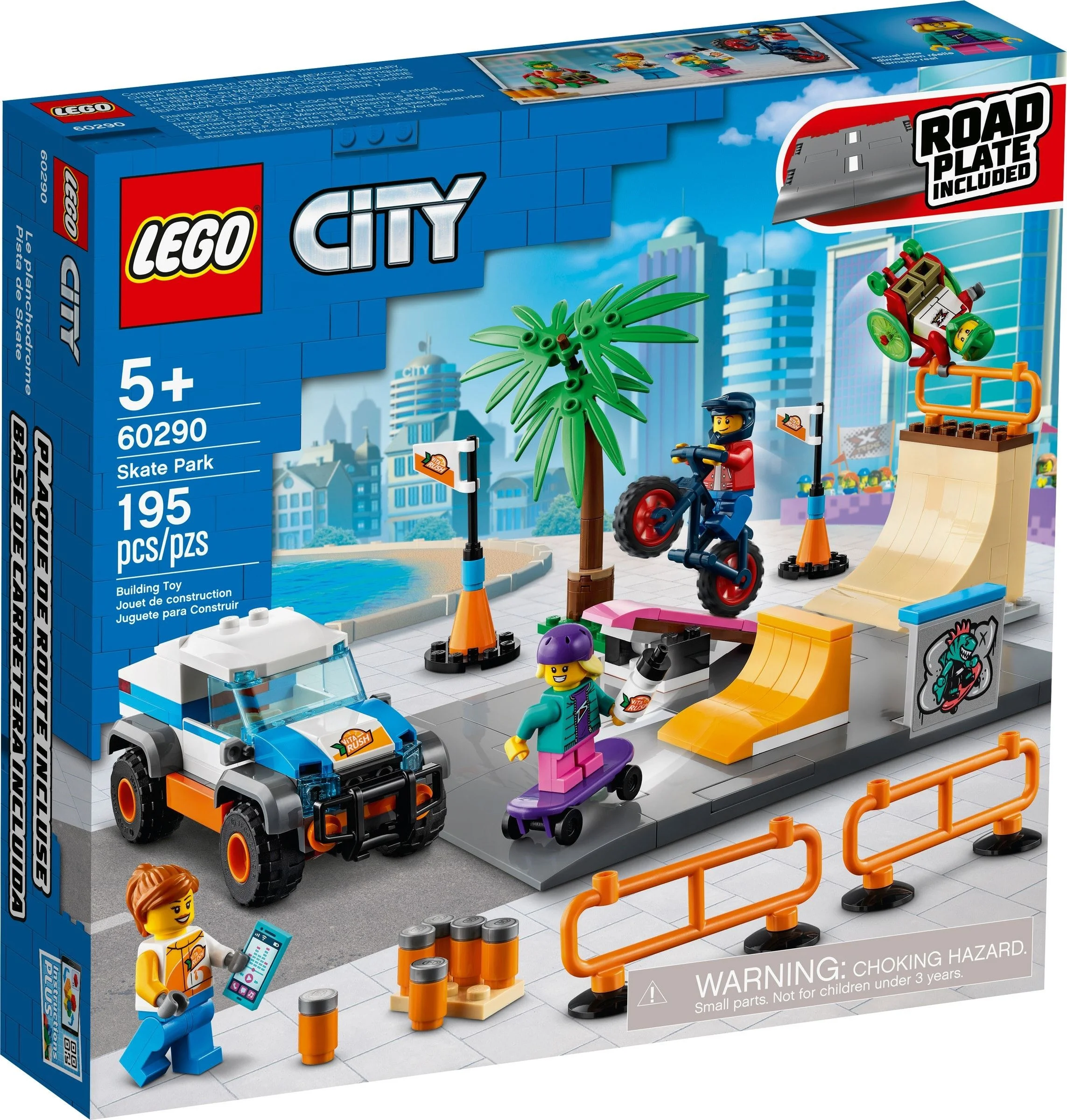 LEGO® 60290 Skatepark Deskorolka Obtarcia Opakowania - zdjęcie 2
