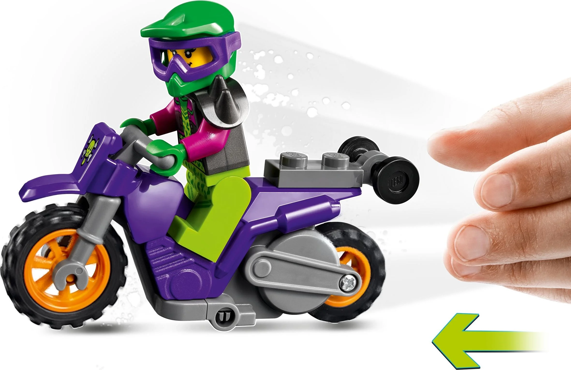 LEGO® 60296 Wheelie na motocyklu kaskaderskim - zdjęcie 7