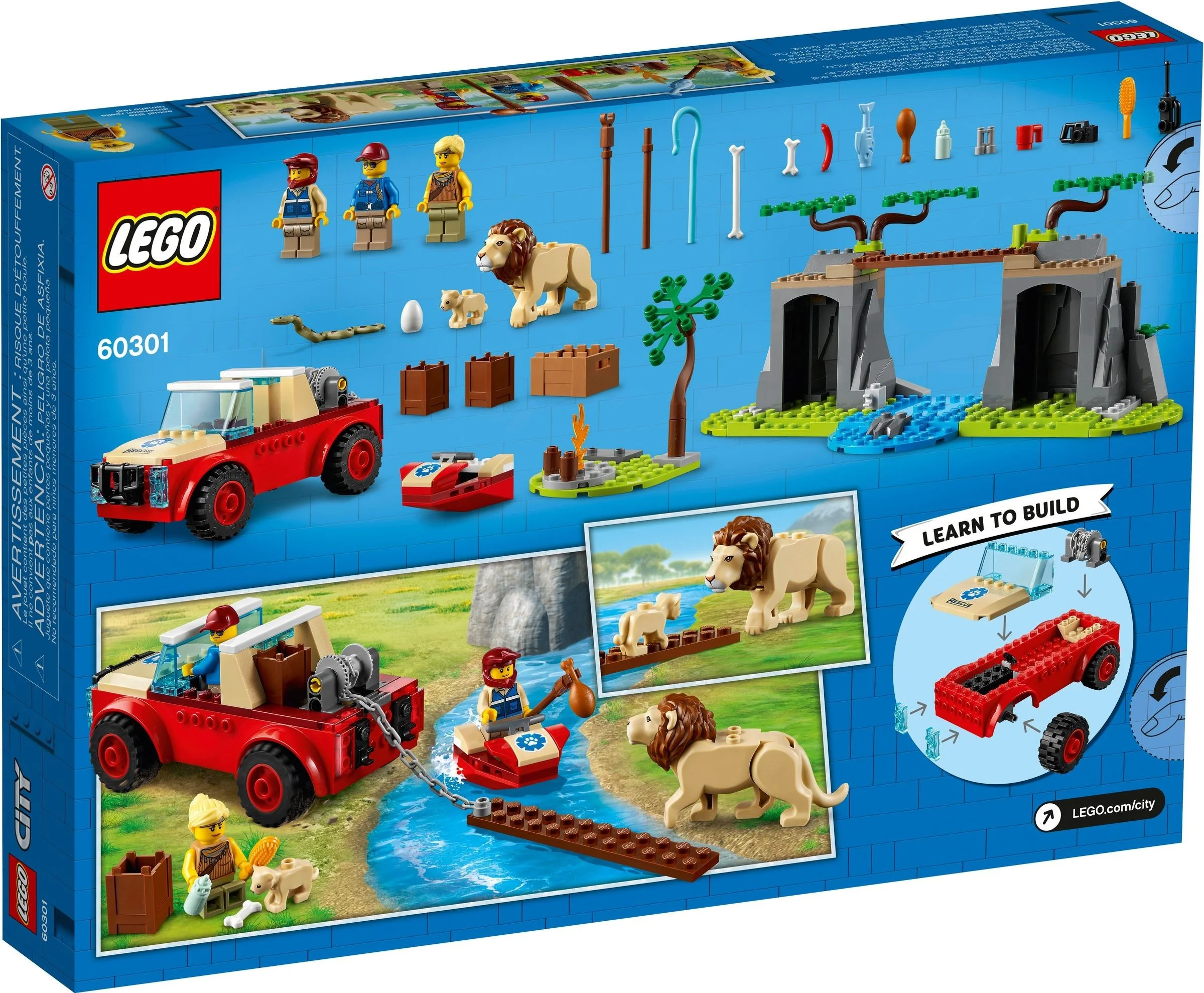 LEGO® 60301 Terenówka ratowników dzikich zwierząt - zdjęcie 3