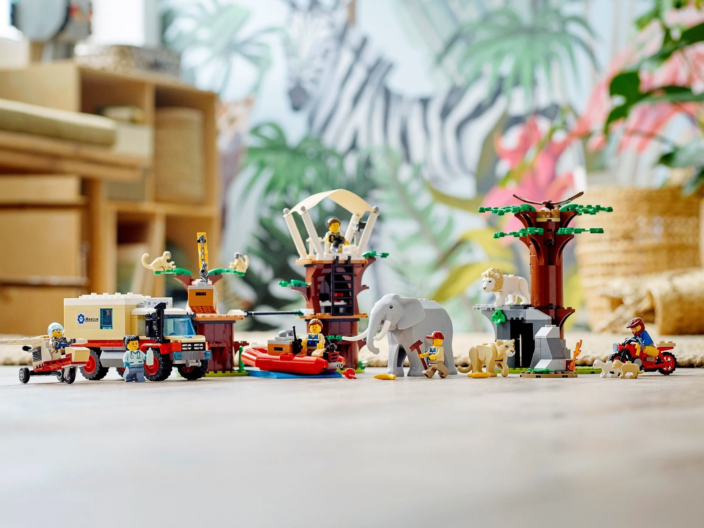 LEGO® 60307 Obóz ratowników dzikich zwierząt Nowe - zdjęcie 6