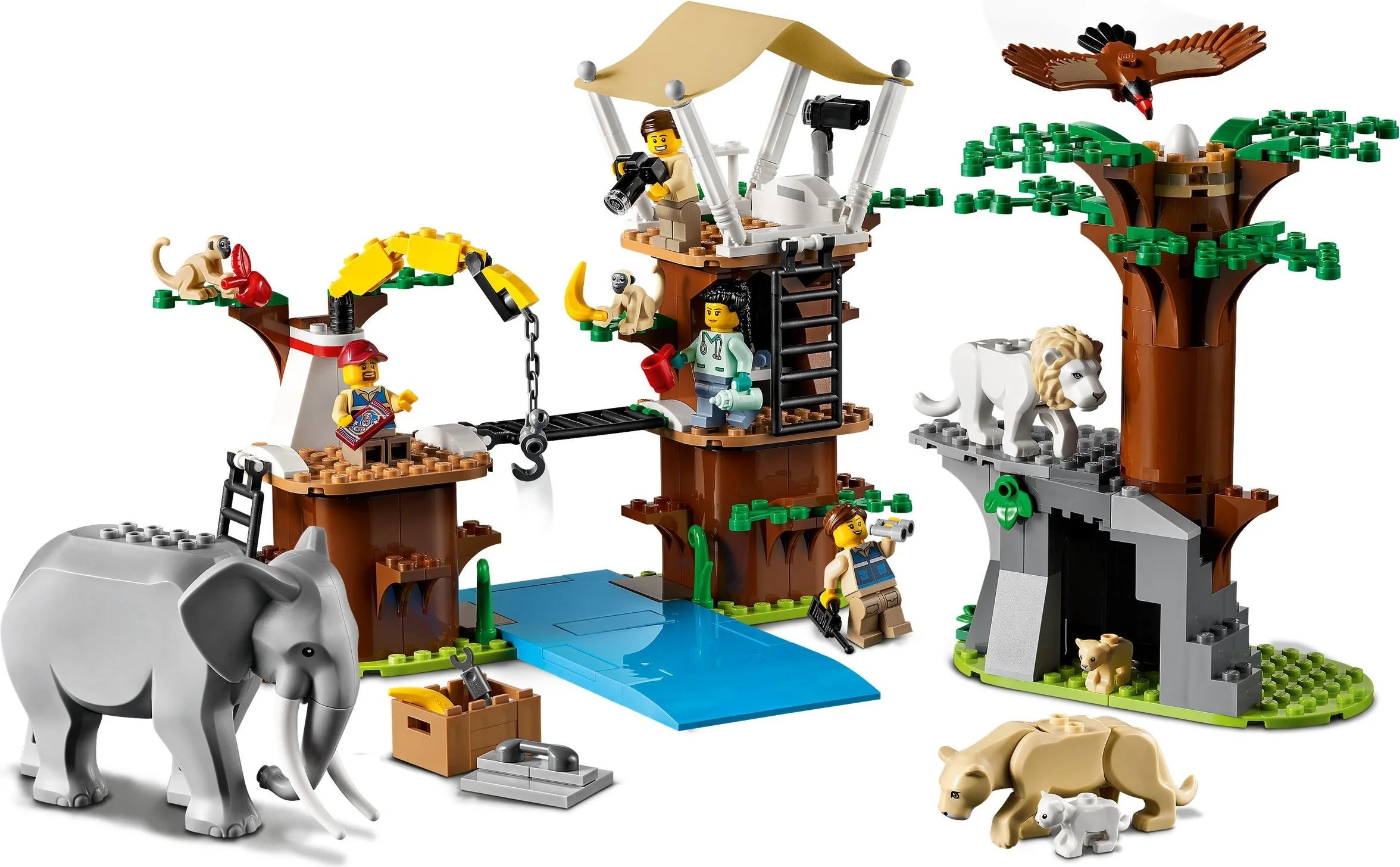LEGO® 60307 Obóz ratowników dzikich zwierząt Nowe - zdjęcie 9