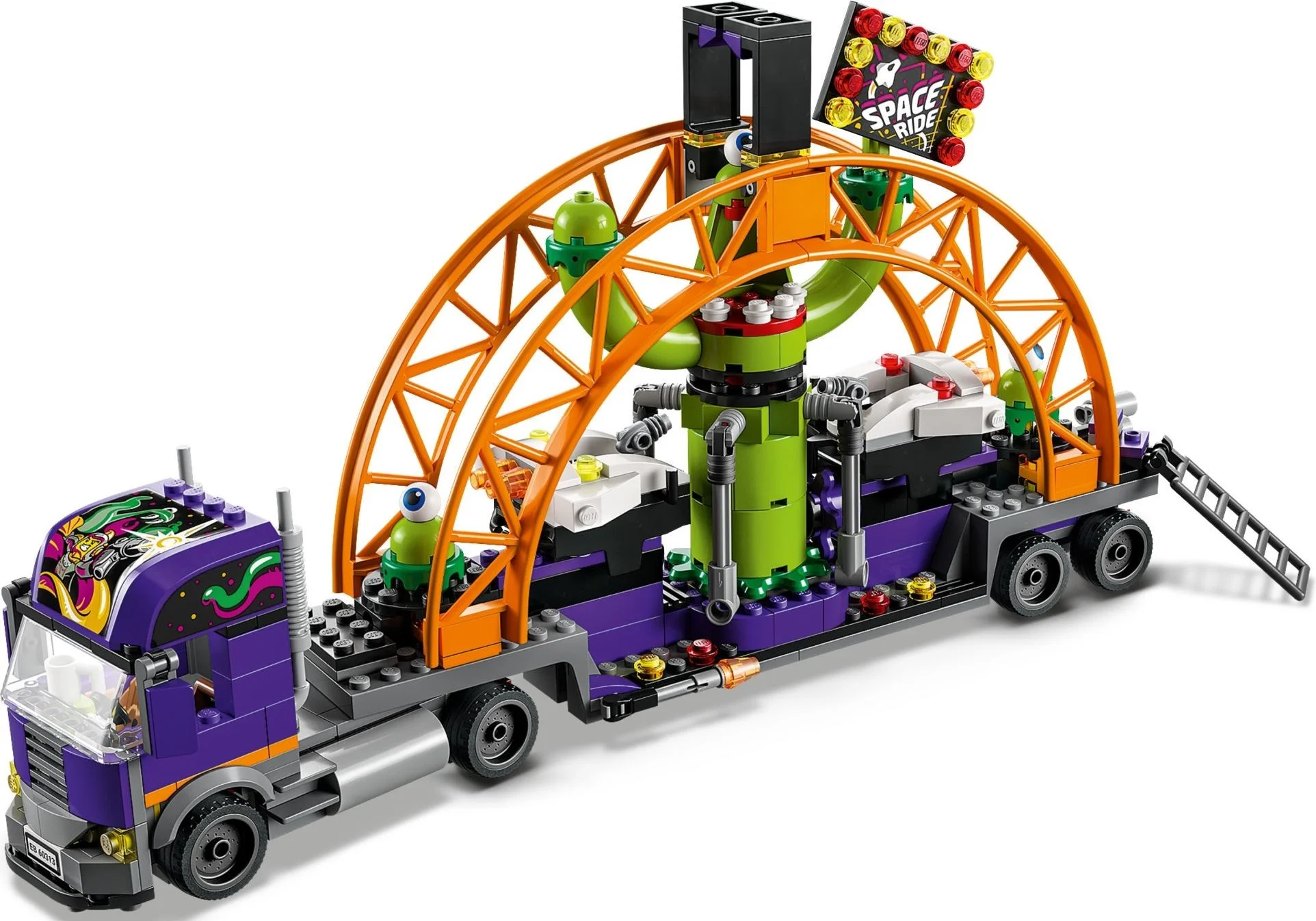 LEGO® 60313 Klocki Lego City Ciężarówka Z Kosmiczną Karuzelą - zdjęcie 4