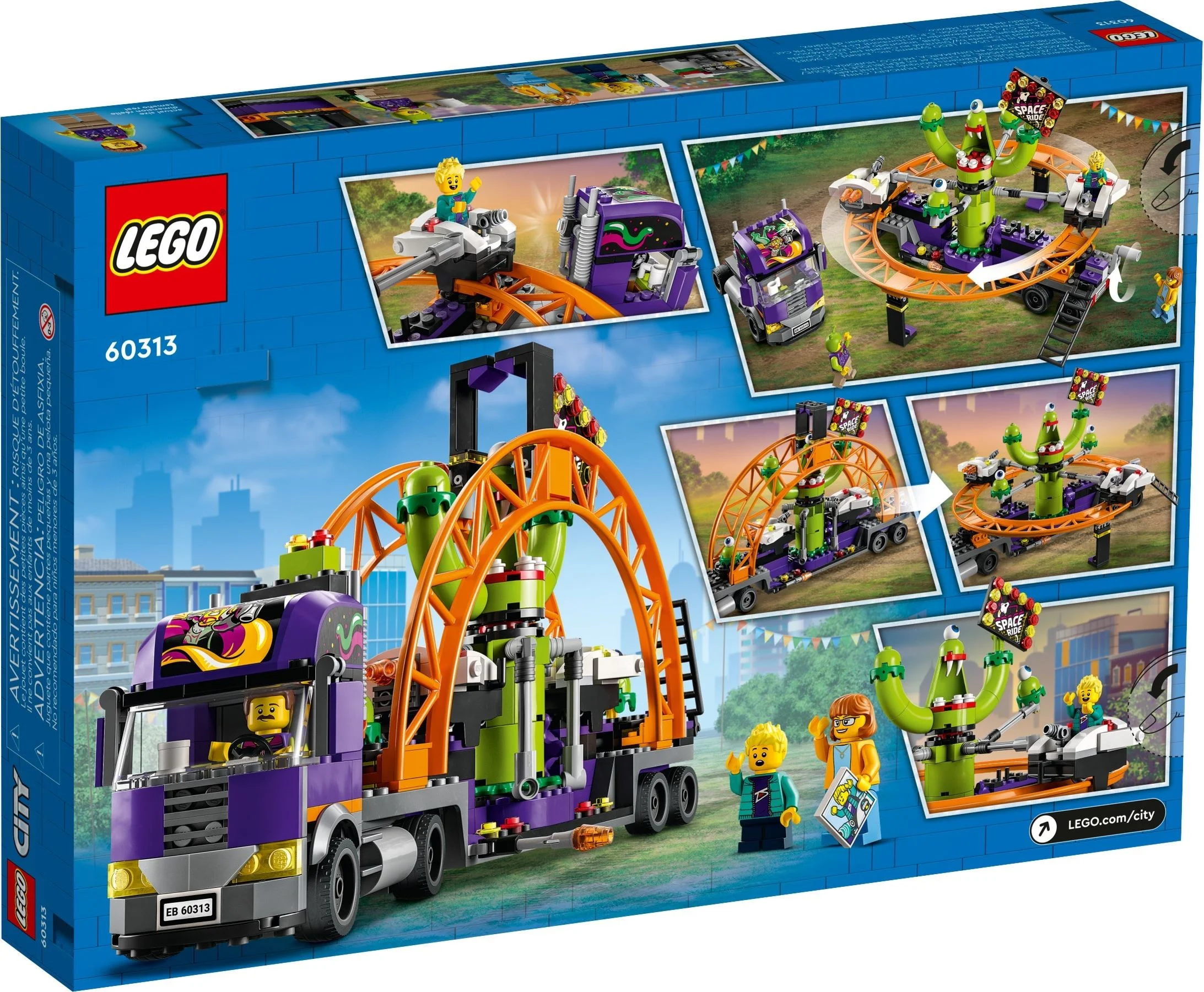 LEGO® 60313 Klocki Lego City Ciężarówka Z Kosmiczną Karuzelą - zdjęcie 9