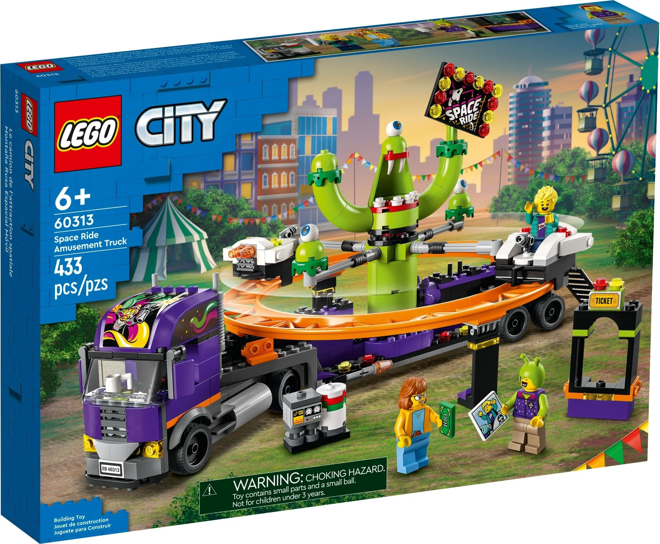 Klocki Lego City Ciężarówka Z Kosmiczną Karuzelą