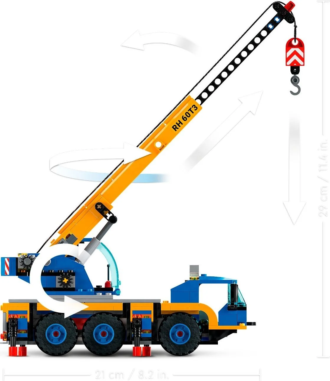 LEGO® 60324 Żuraw samochodowy - zdjęcie 4
