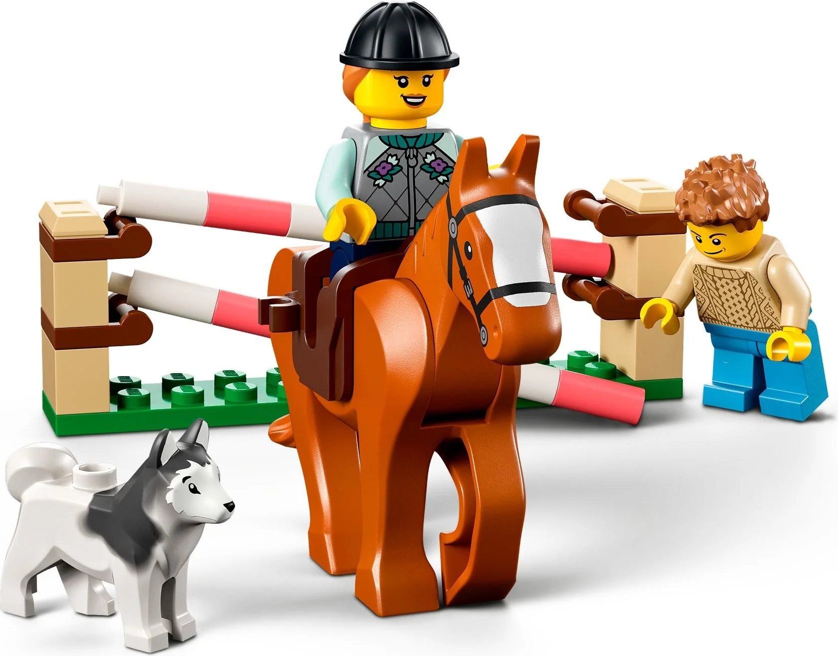 LEGO® 60327 Przyczepa do przewozu koni 2 x brelok Lego - zdjęcie 5