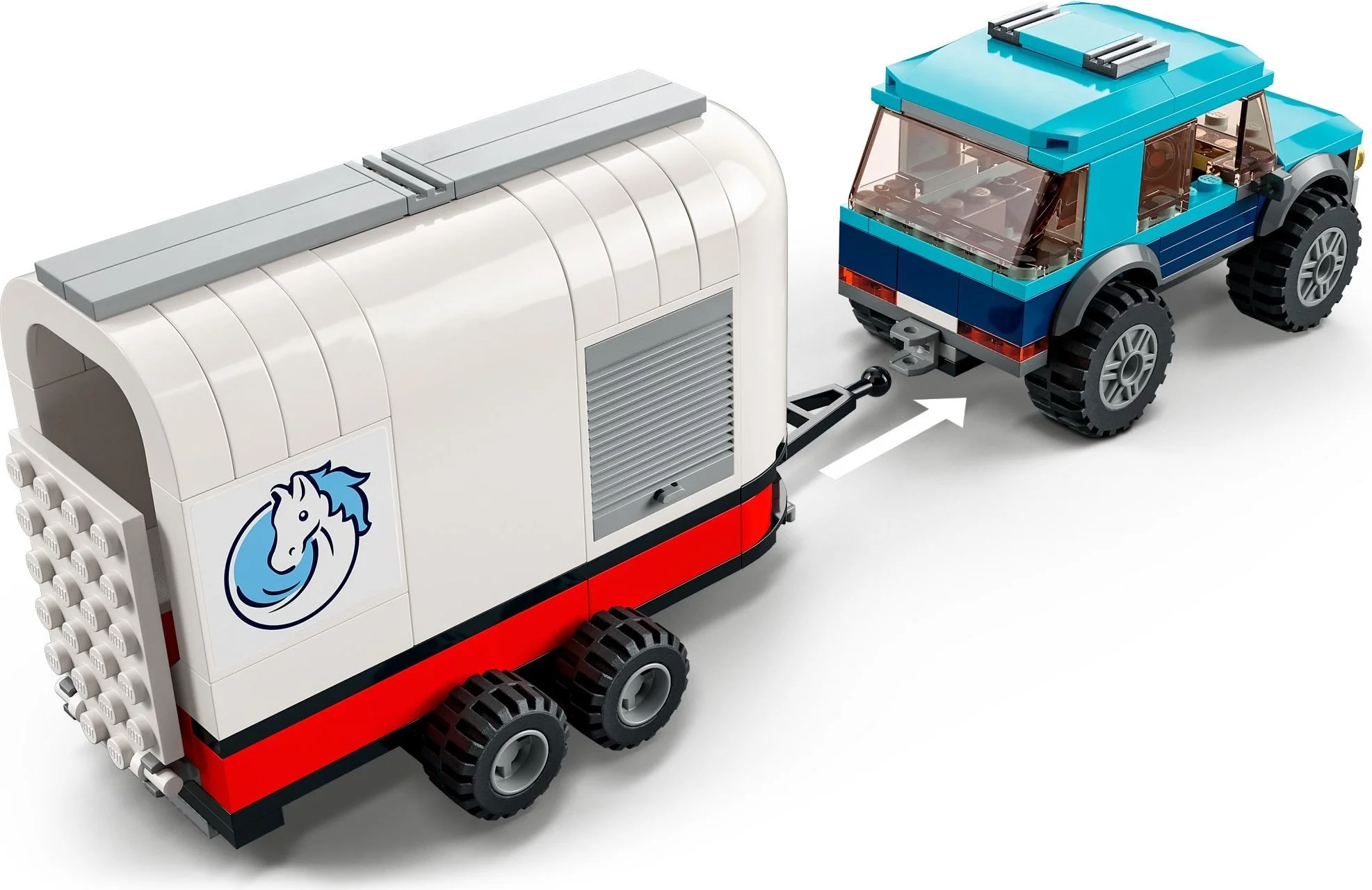 LEGO® 60327 Przyczepa do przewozu koni 2 x brelok Lego - zdjęcie 6