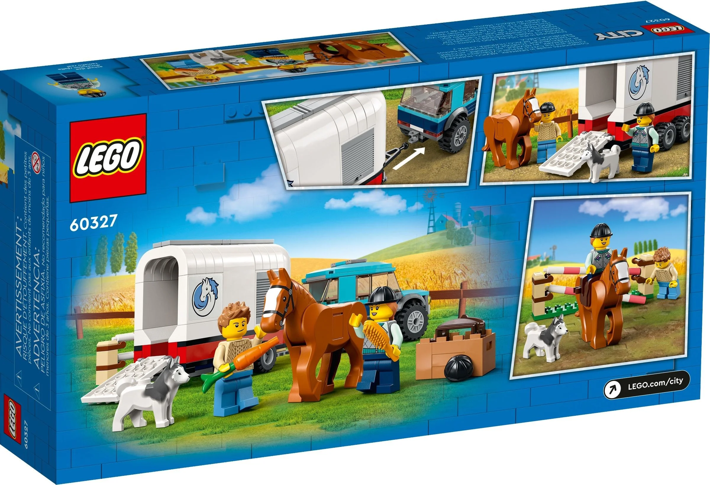 LEGO® 60327 Przyczepa do przewozu koni 2 x brelok Lego - zdjęcie 2