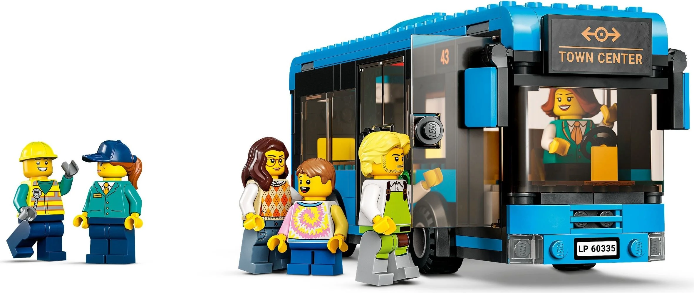 LEGO® 60335 Dworzec kolejowy Przystanek Autobus Pociąg Peron Szlaban - zdjęcie 7