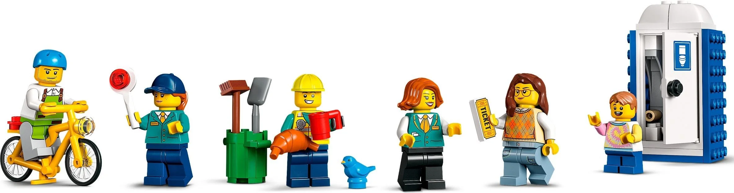 LEGO® 60335 Dworzec kolejowy Przystanek Autobus Pociąg Peron Szlaban - zdjęcie 10