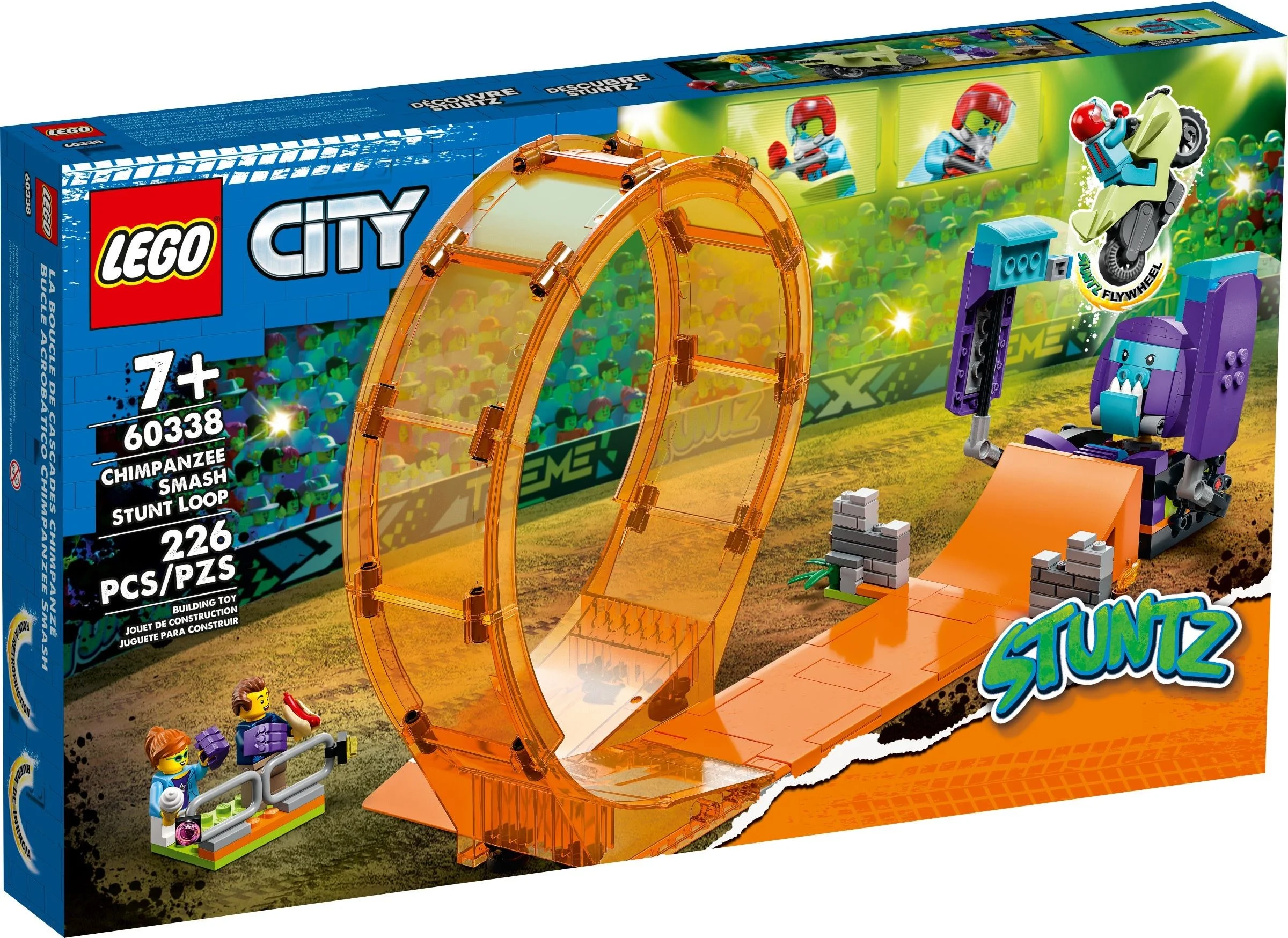 LEGO® 60338 Klocki Lego Kaskaderska pętla i szympans demolka 226 el. od 7 lat - zdjęcie 2