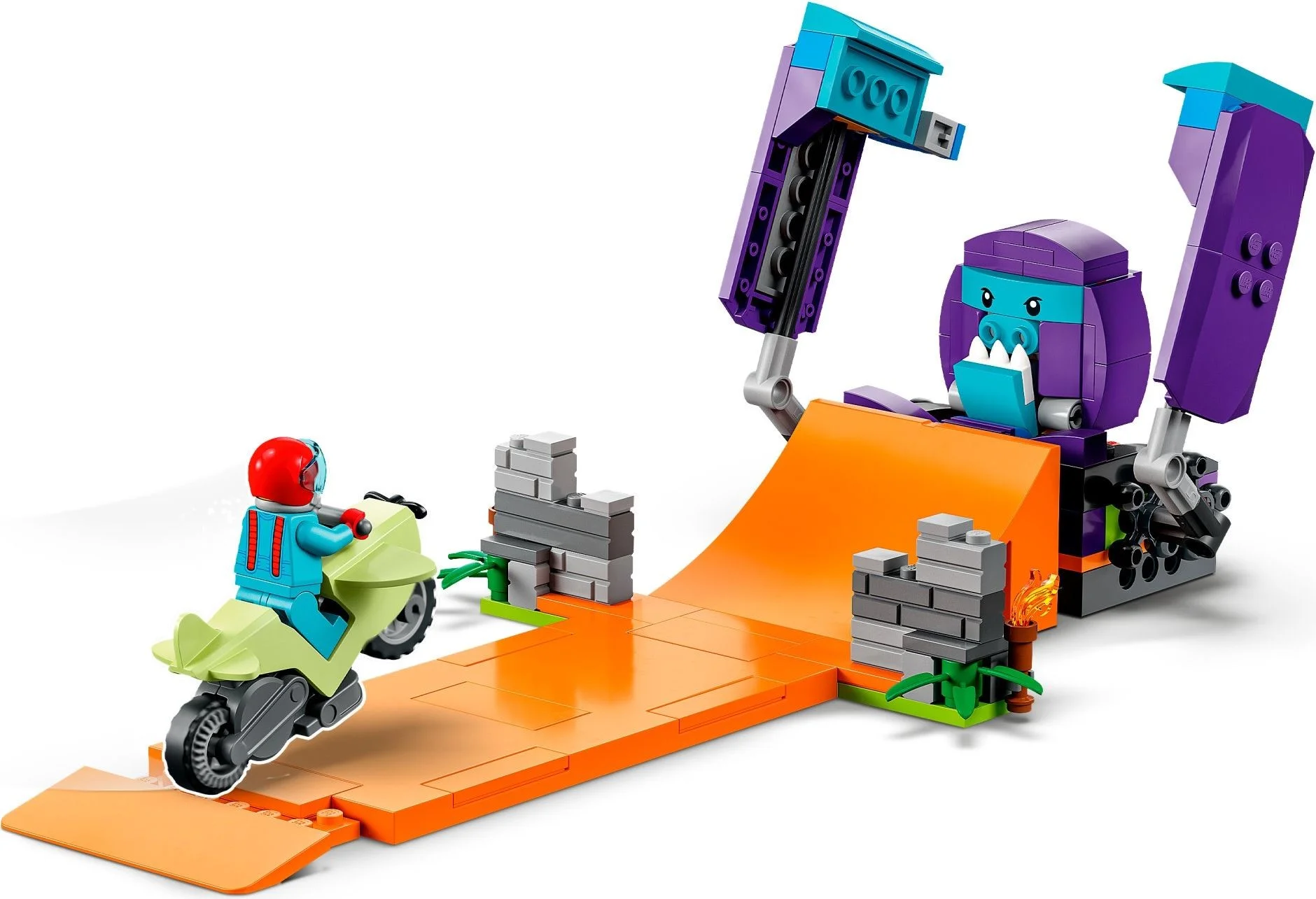 LEGO® 60338 Klocki Lego Kaskaderska pętla i szympans demolka 226 el. od 7 lat - zdjęcie 3