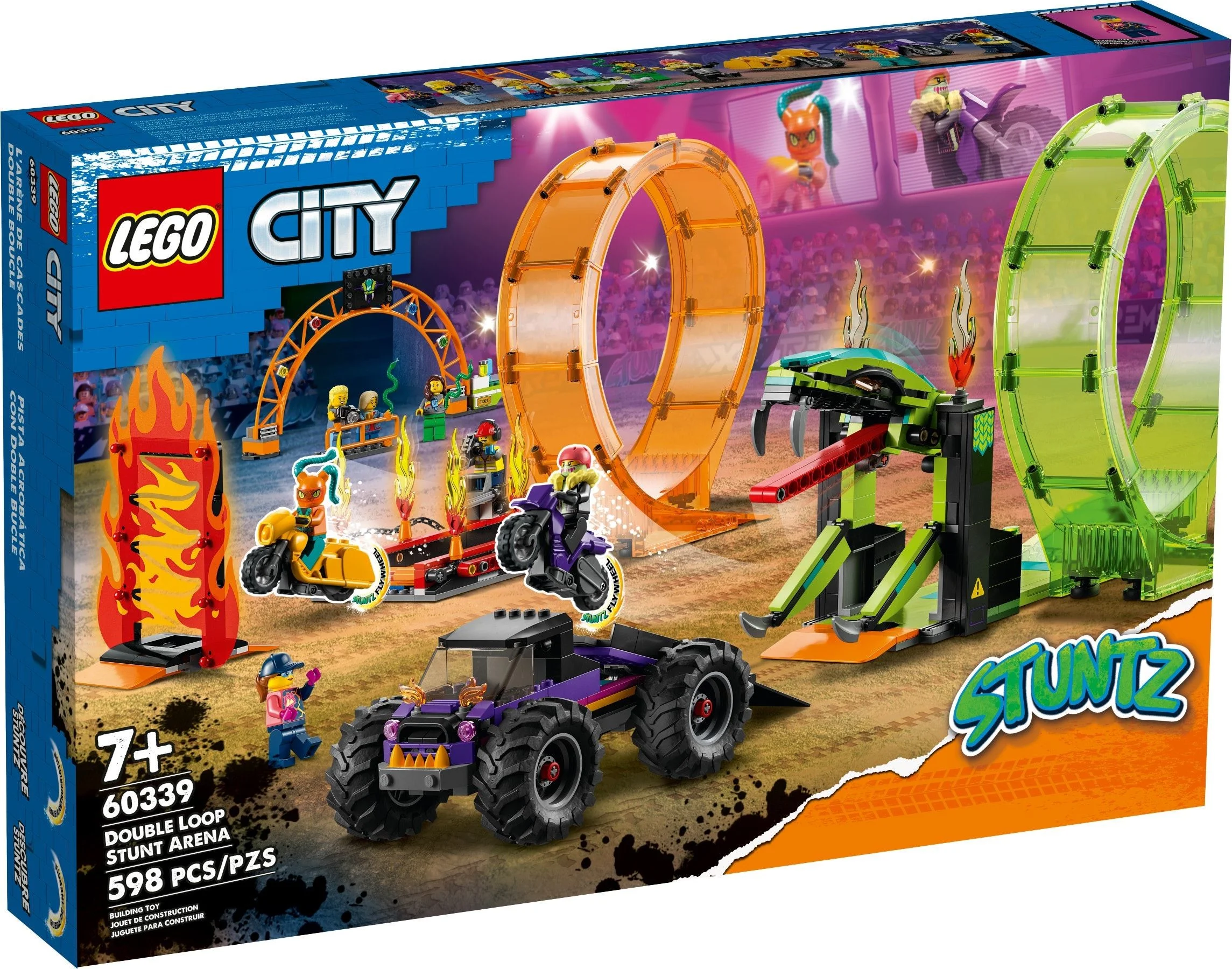 LEGO® 60339 Kaskaderska arena z dwoma pętlami - zdjęcie 2