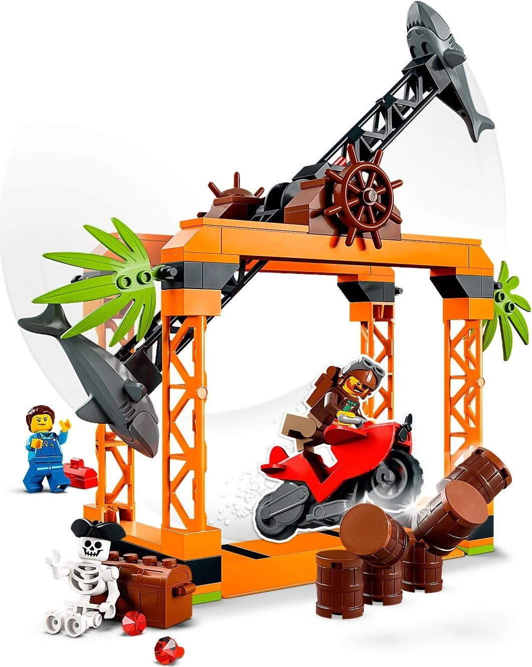LEGO® 60342 Wyzwanie kaskaderskie: atak rekina - zdjęcie 3