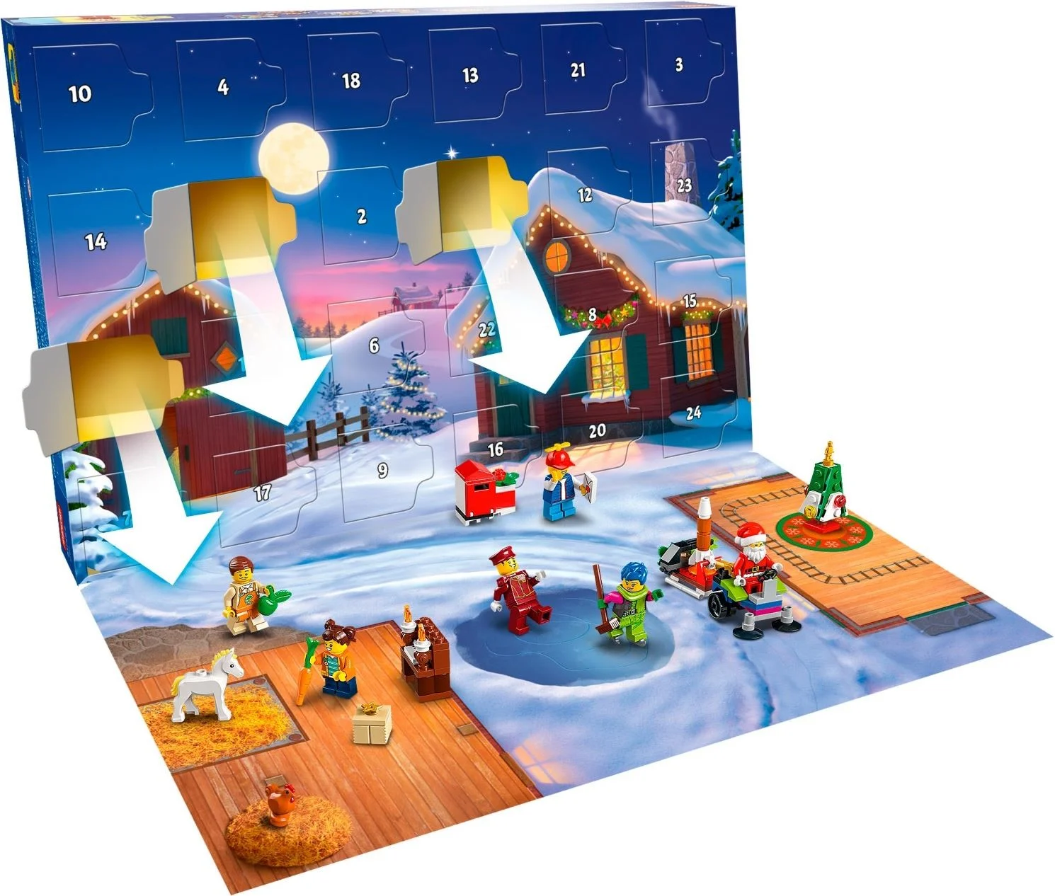 LEGO® 60352 Kalendarz Adwentowy 2025 – 287 el., 5+ Zimowa Zabawa - zdjęcie 3
