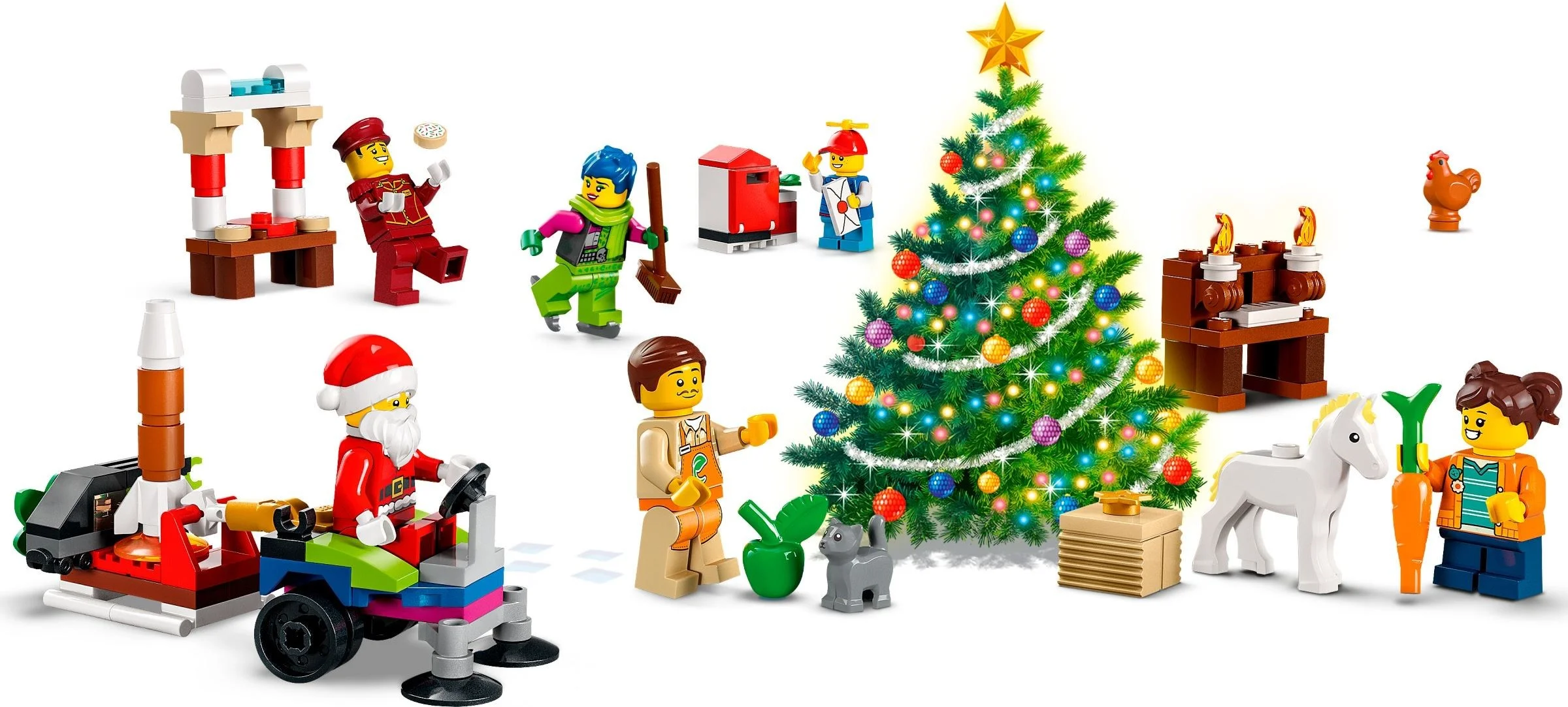 LEGO® 60352 Kalendarz Adwentowy 2025 – 287 el., 5+ Zimowa Zabawa - zdjęcie 4
