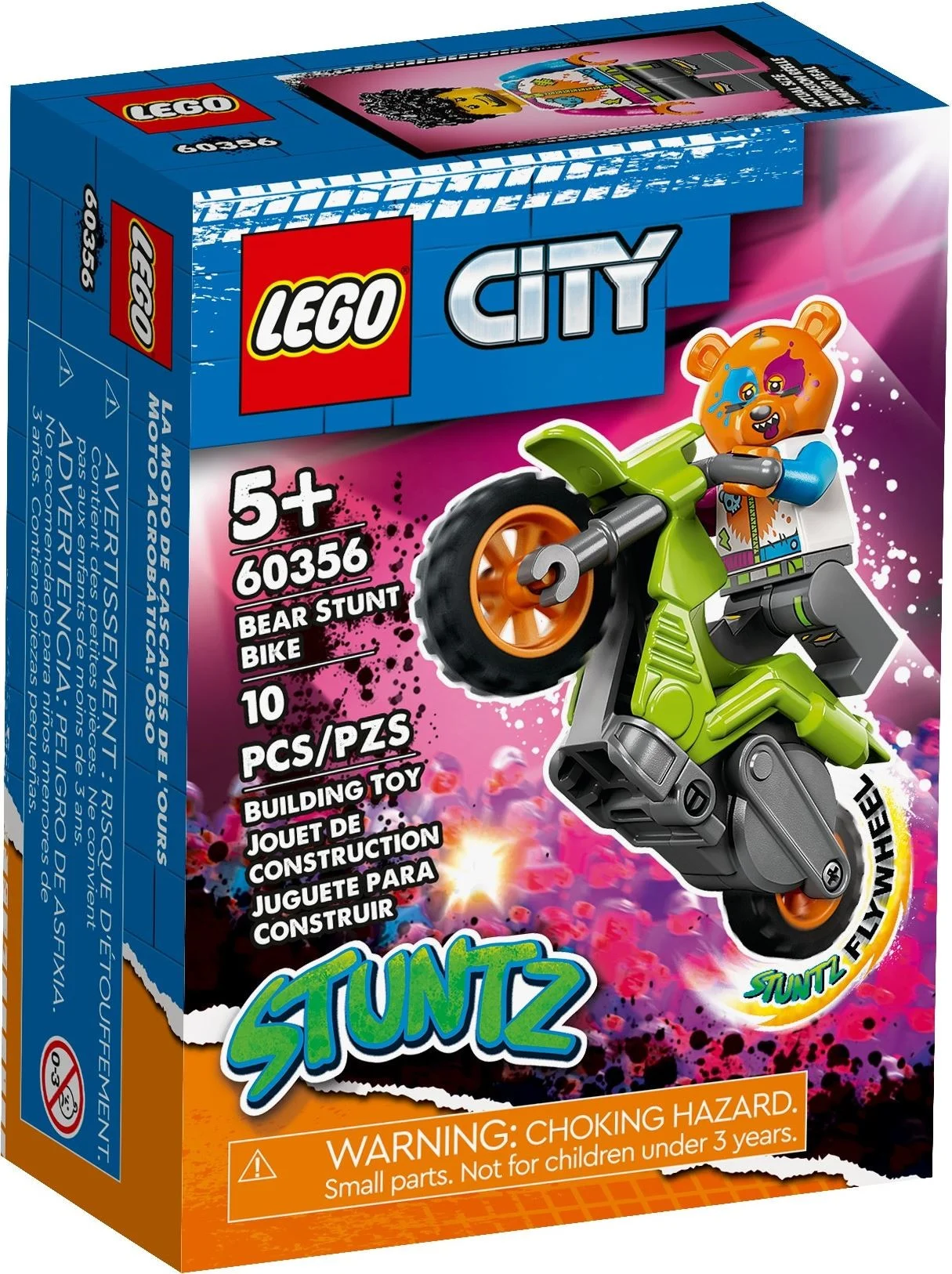 LEGO® 60356 Motocykl kaskaderski niedźwiedziem - zdjęcie 2