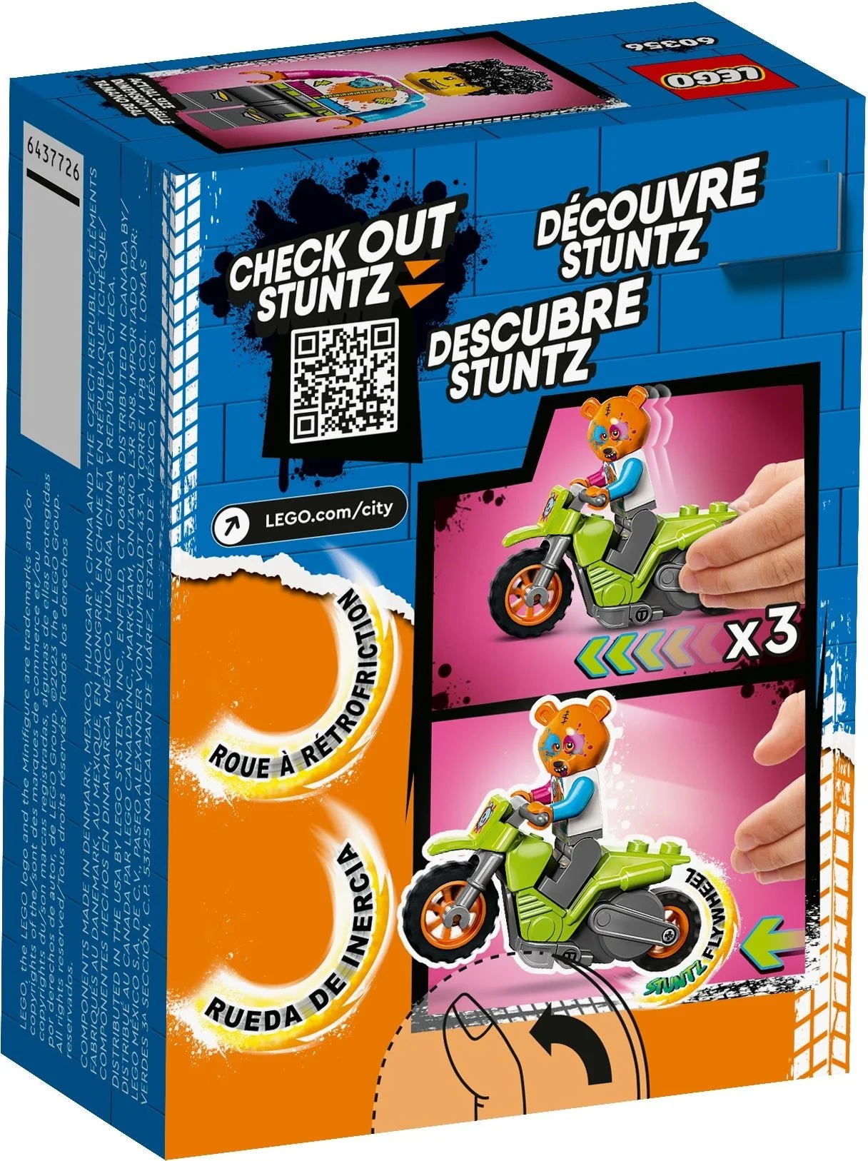 LEGO® 60356 Motocykl kaskaderski niedźwiedziem - zdjęcie 6