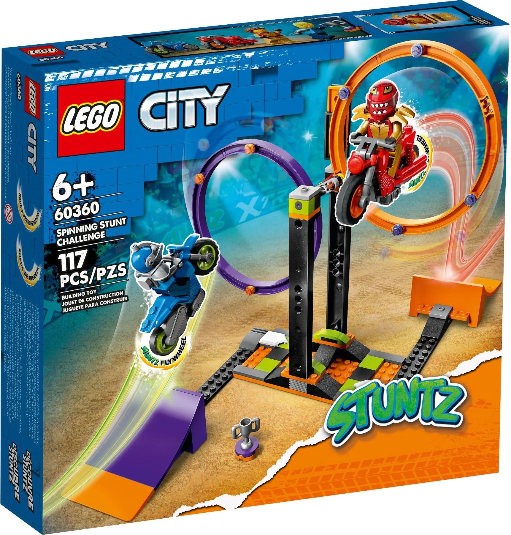 LEGO® 60360 City Wyzwanie Kaskaderskie – Obracające Się Okręgi - zdjęcie 2