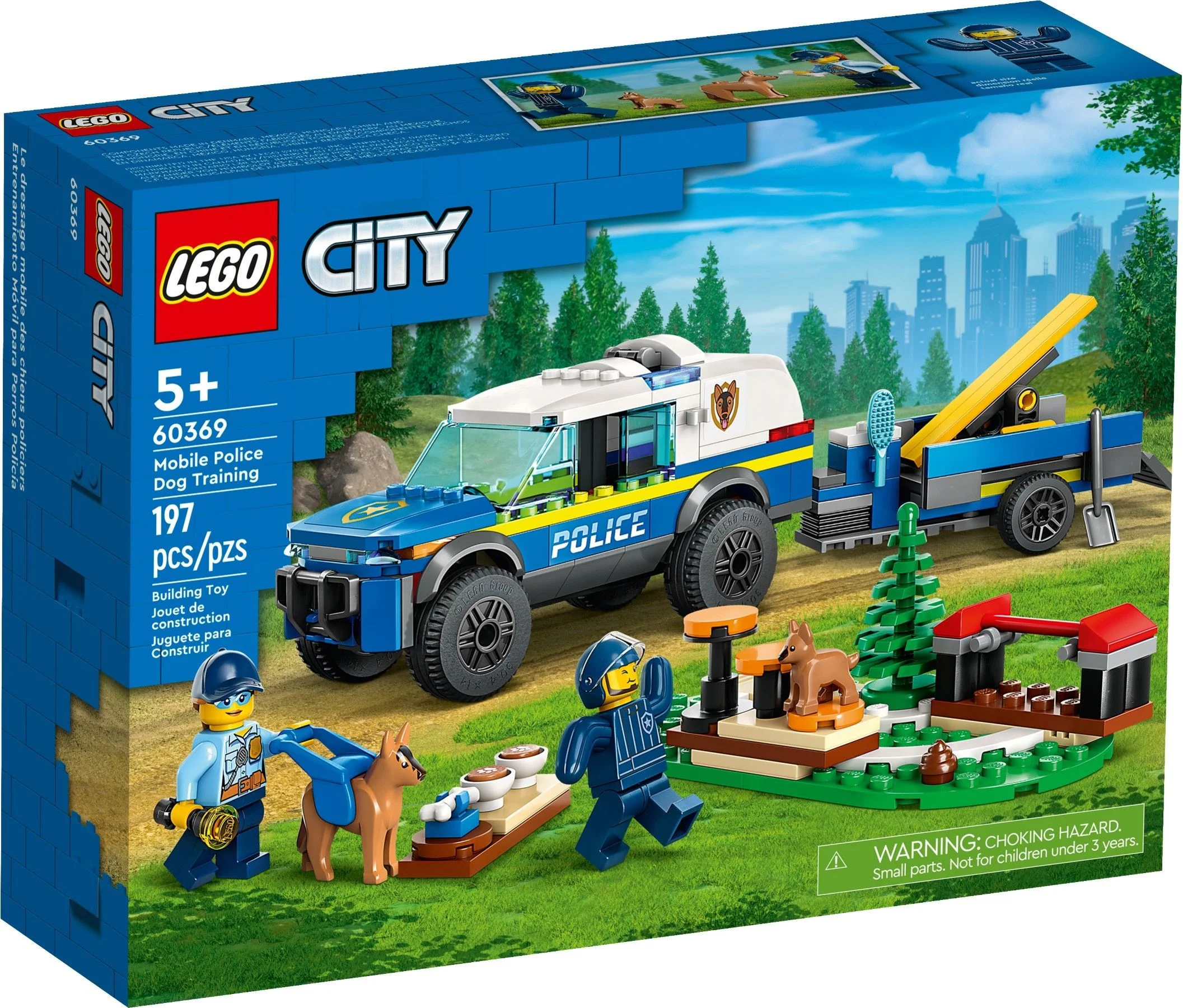 LEGO® 60369 Szkolenie psów policyjnych w terenie