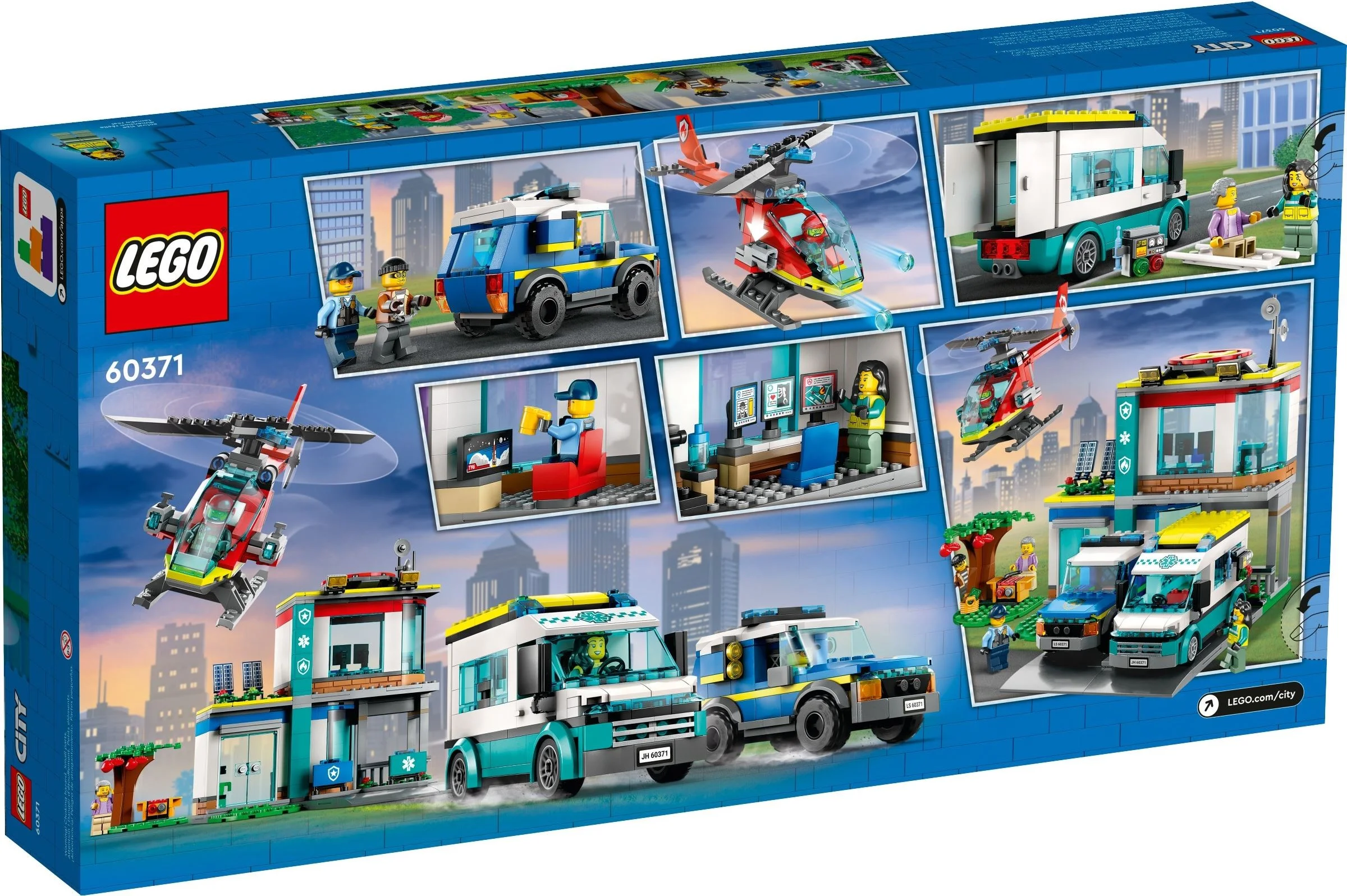 LEGO® 60371 Parking dla pojazdów uprzywilejowanych - zdjęcie 4